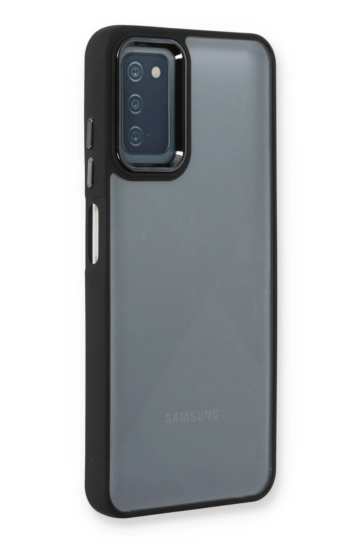 Samsung Galaxy A03S Kılıf Dora Kapak - Siyah-(5796)