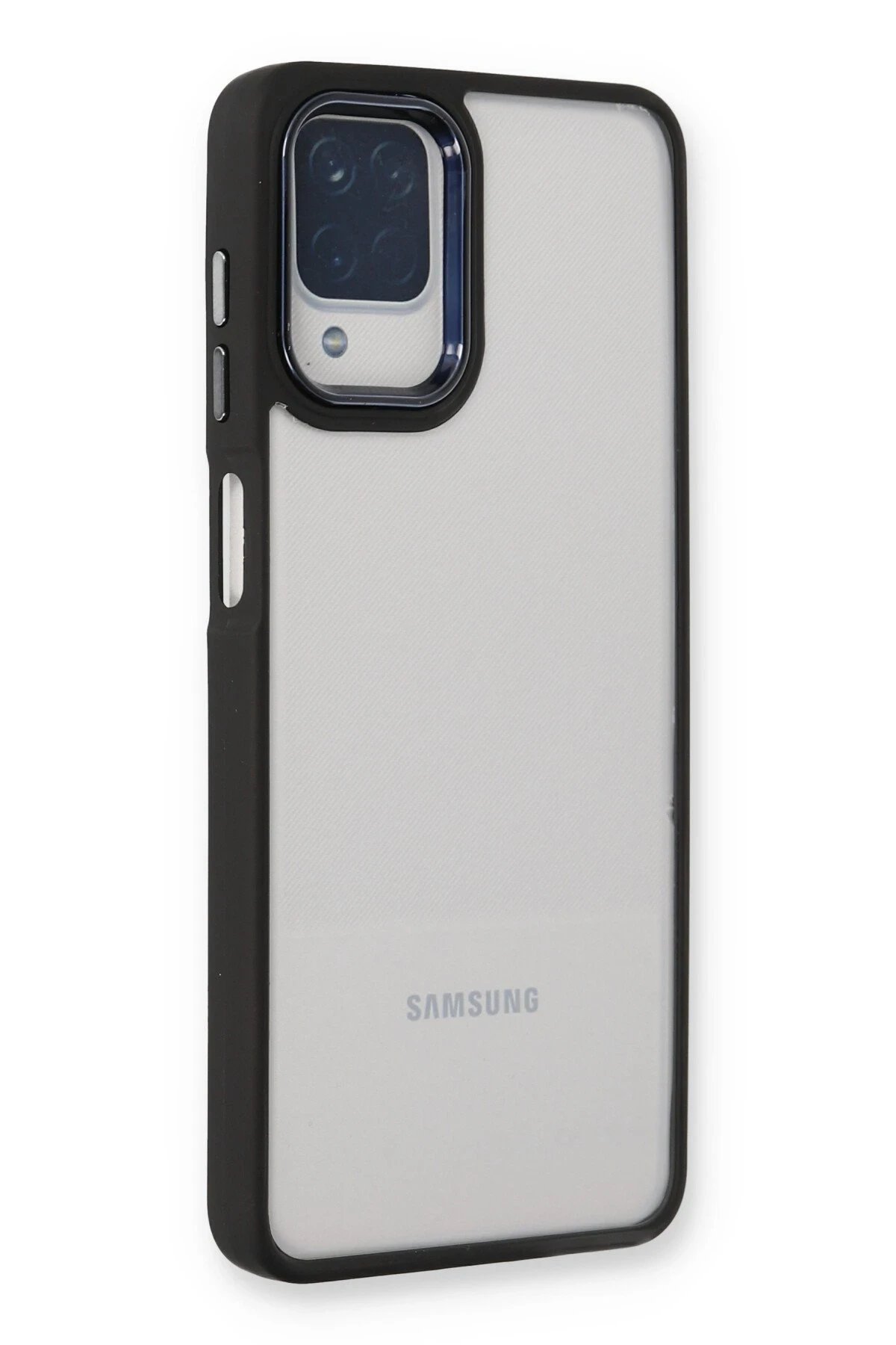 Samsung Galaxy A22 Kılıf Dora Kapak - Siyah-(5796)