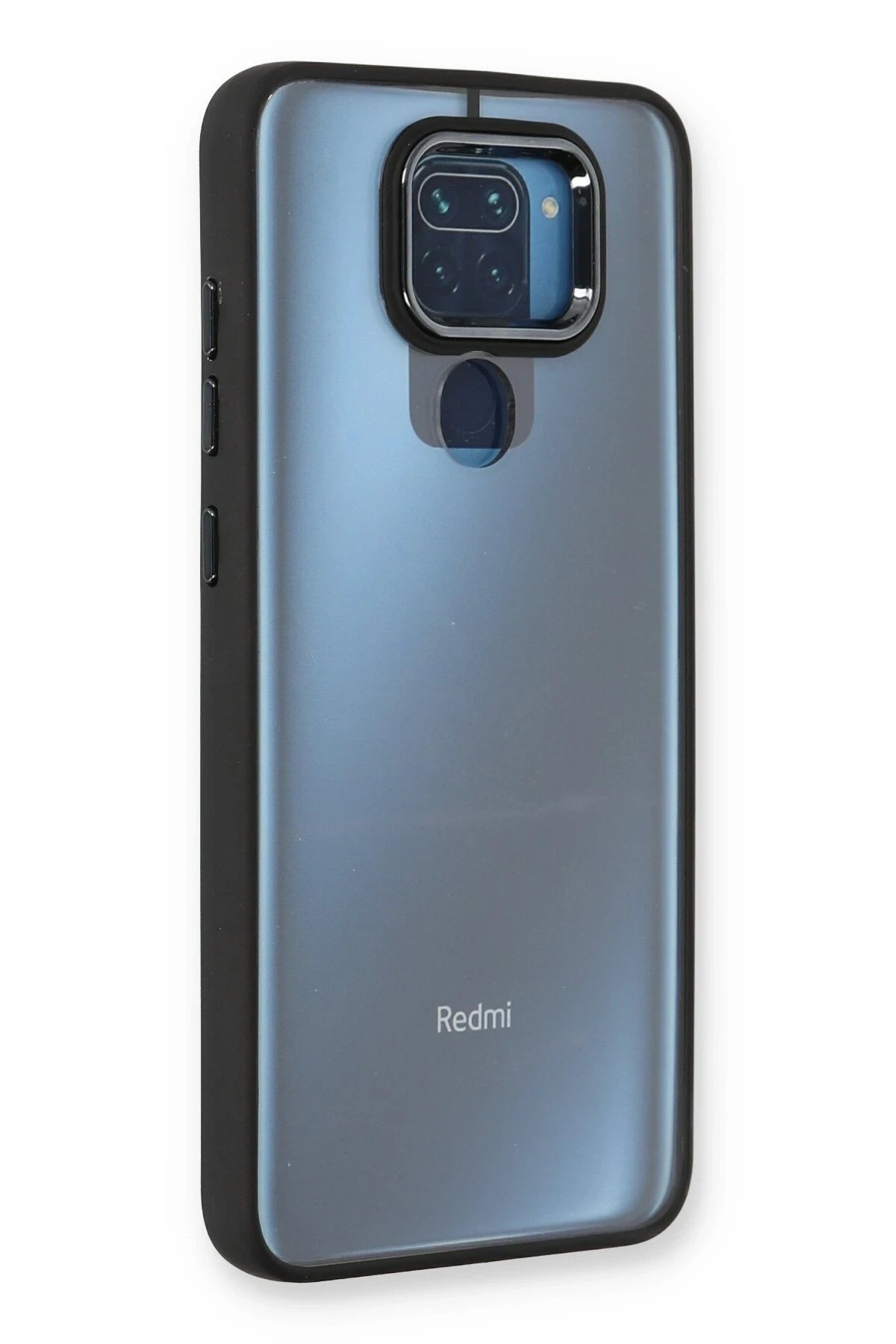 Xiaomi Redmi Note 9 Kılıf Dora Kapak - Siyah-(5796)