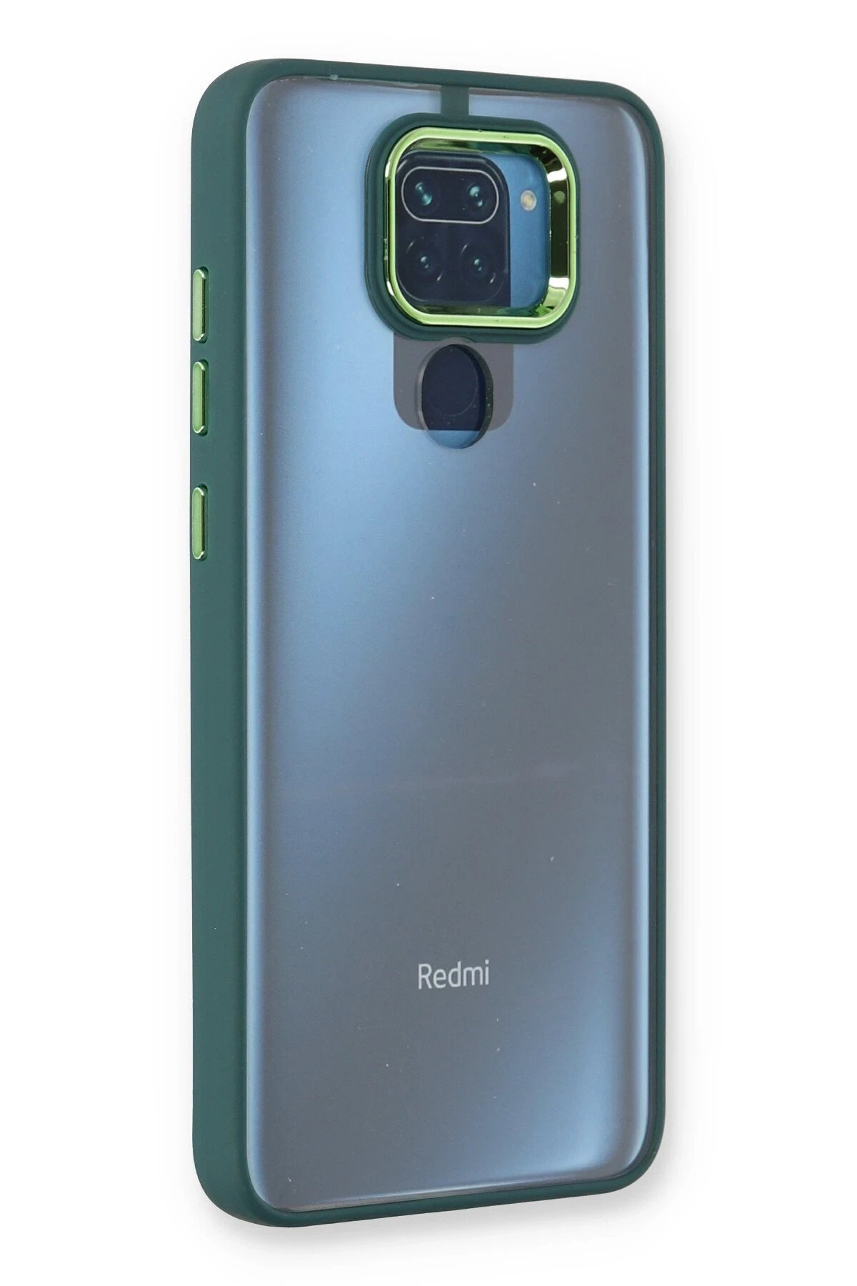 Xiaomi Redmi Note 9 Kılıf Dora Kapak - Haki Yeşil-(5796)