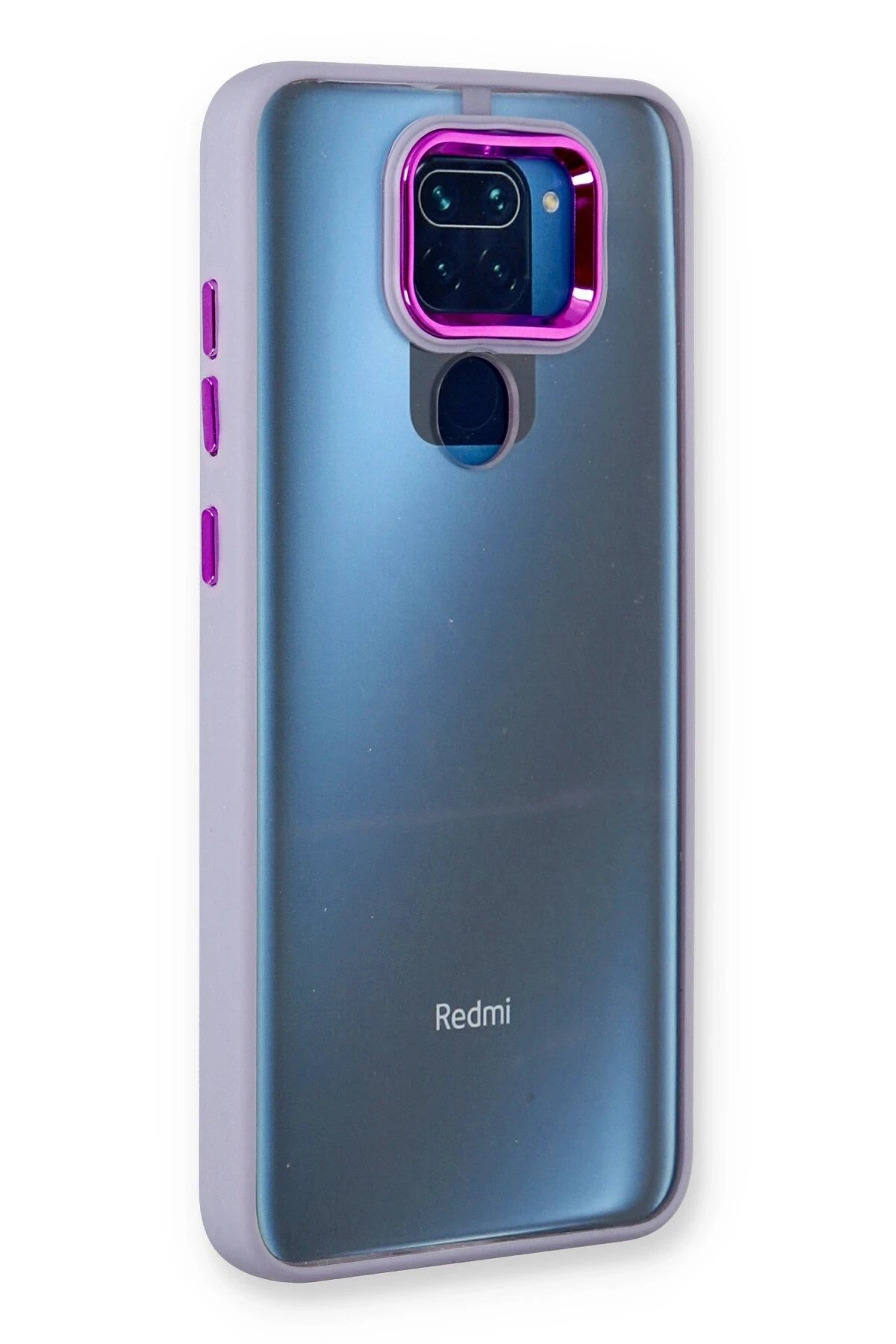 Xiaomi Redmi Note 9 Kılıf Dora Kapak - Lila-(5796)