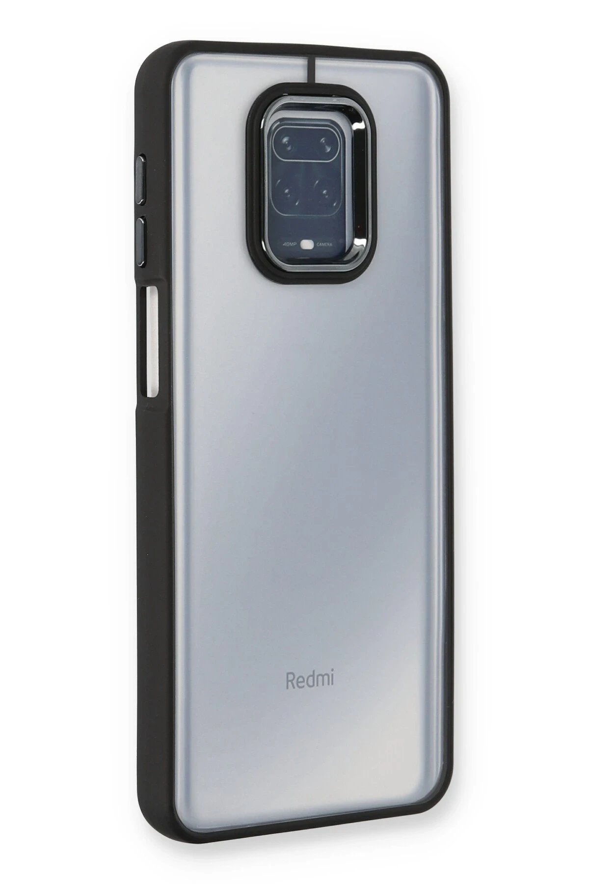 Xiaomi Redmi Note 9 Pro Kılıf Dora Kapak - Siyah-(5796)