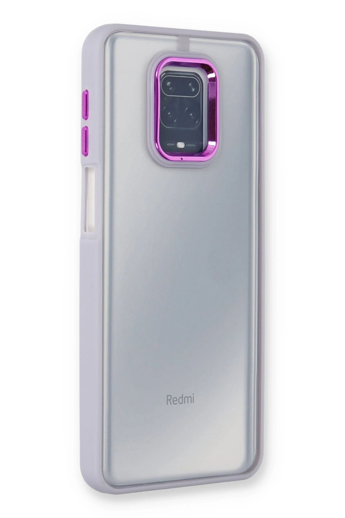 Xiaomi Redmi Note 9 Pro Kılıf Dora Kapak - Lila-(5796)