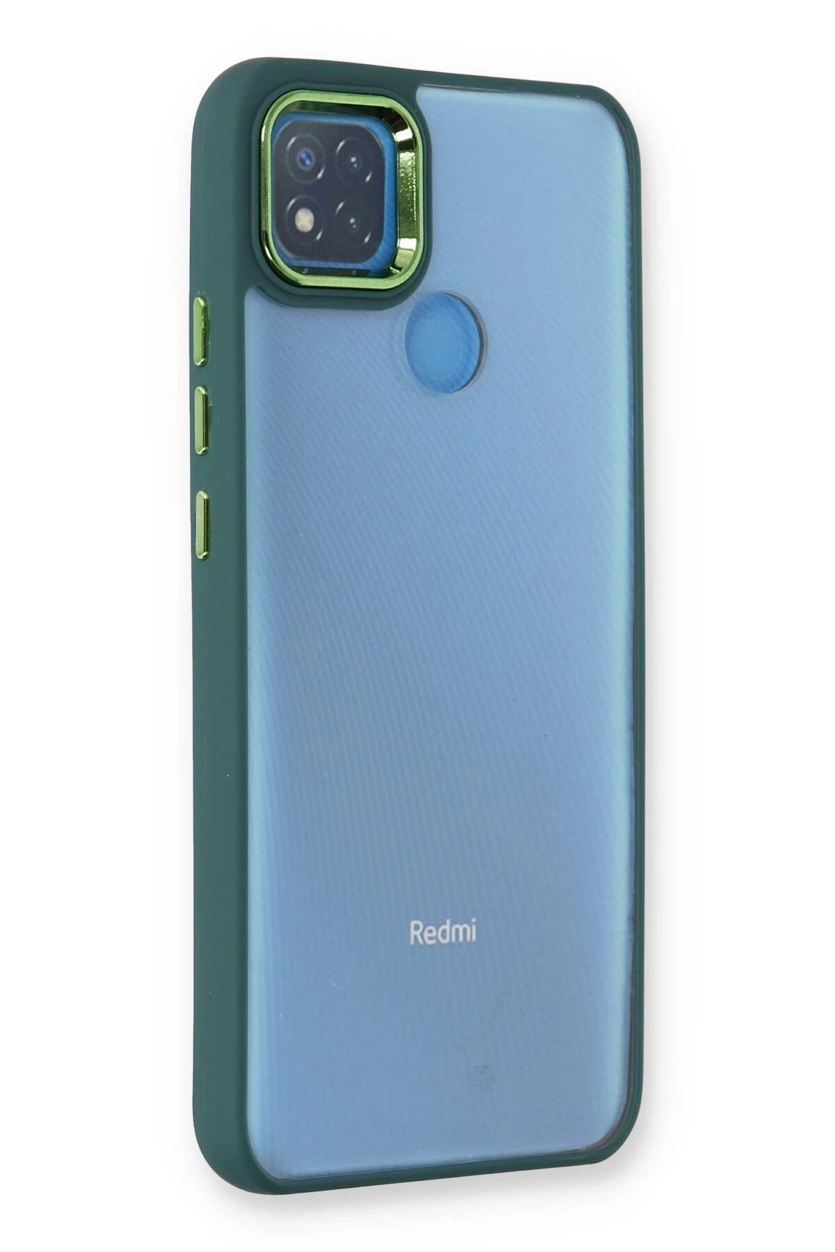 Xiaomi Redmi 9C Kılıf Dora Kapak - Haki Yeşil-(5796)