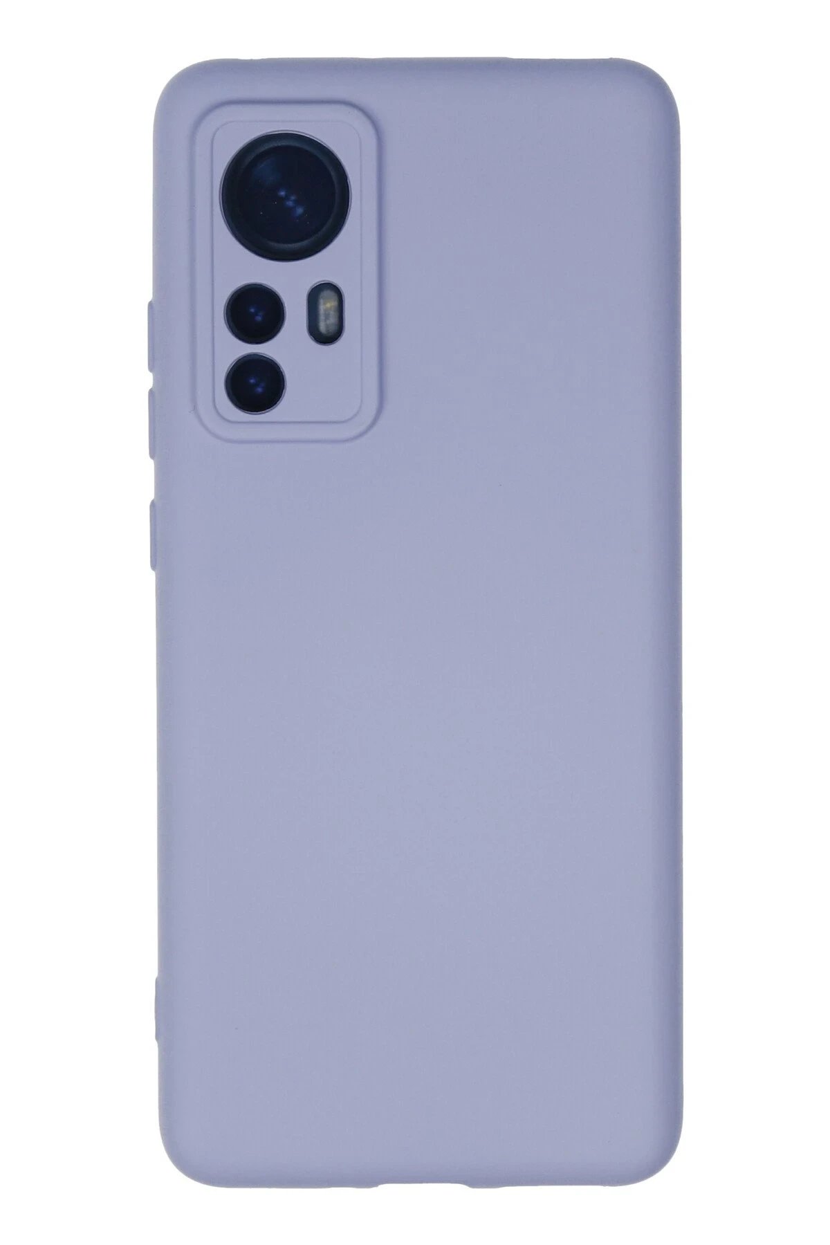 Xiaomi Mi 12 Kılıf Nano içi Kadife Silikon - Lila-(5796)