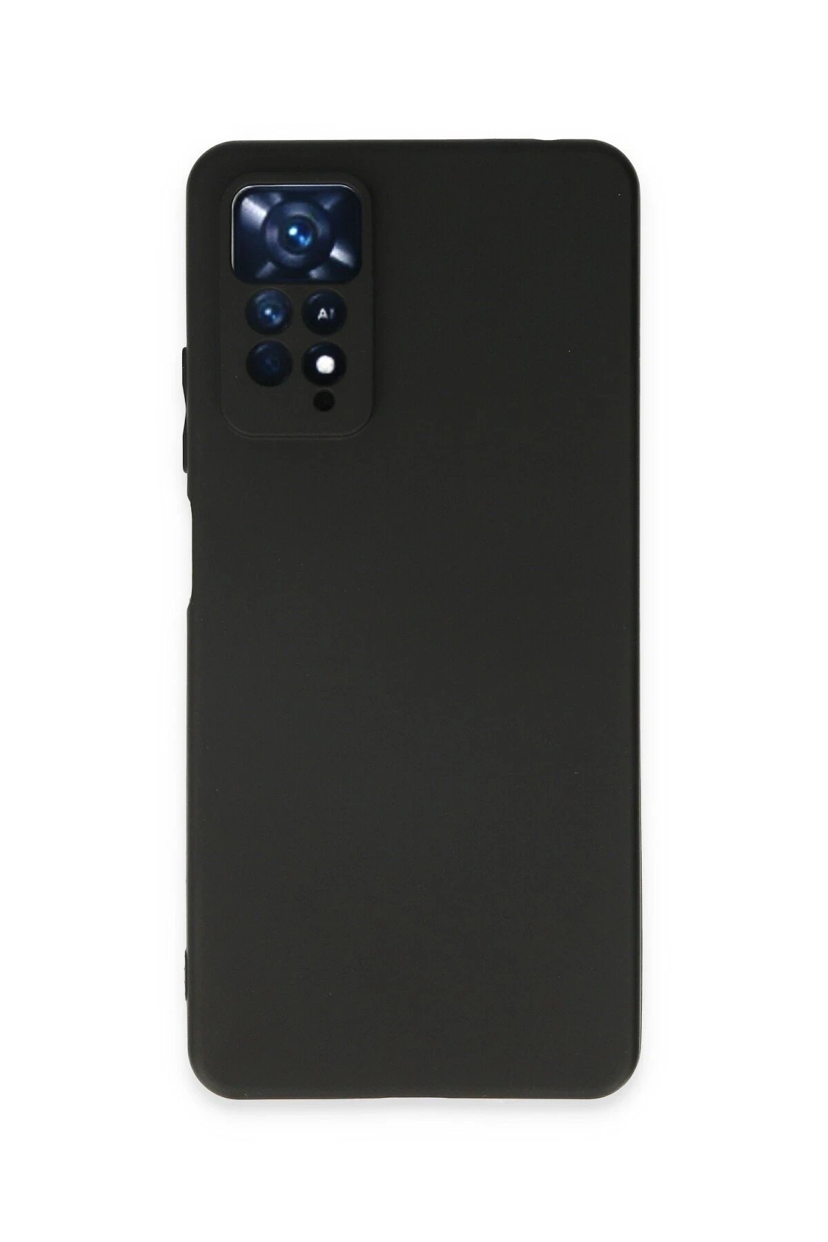 Xiaomi Redmi Note 11 Pro Kılıf First Silikon - Siyah-(5796)