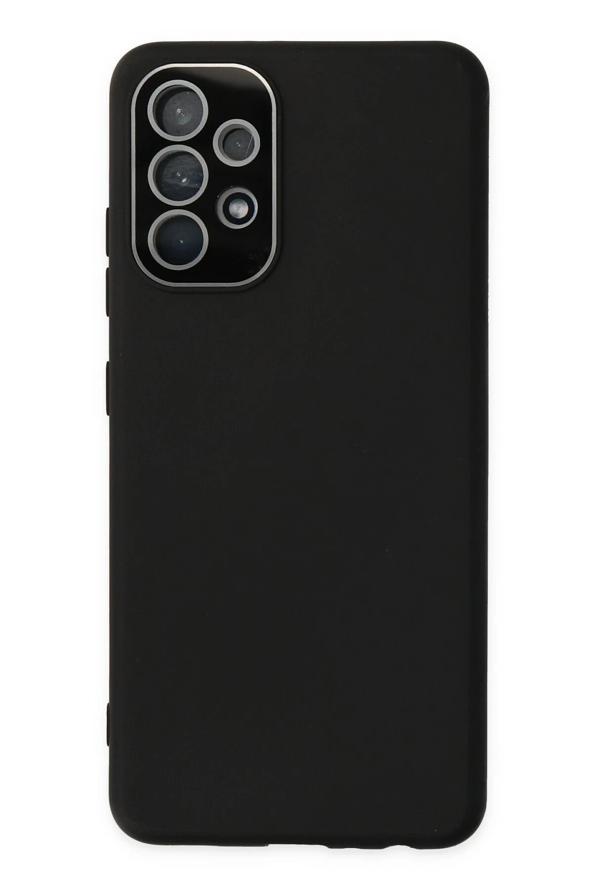 Samsung Galaxy A33 5G Kılıf Lansman Glass Kapak - Siyah-(5796)