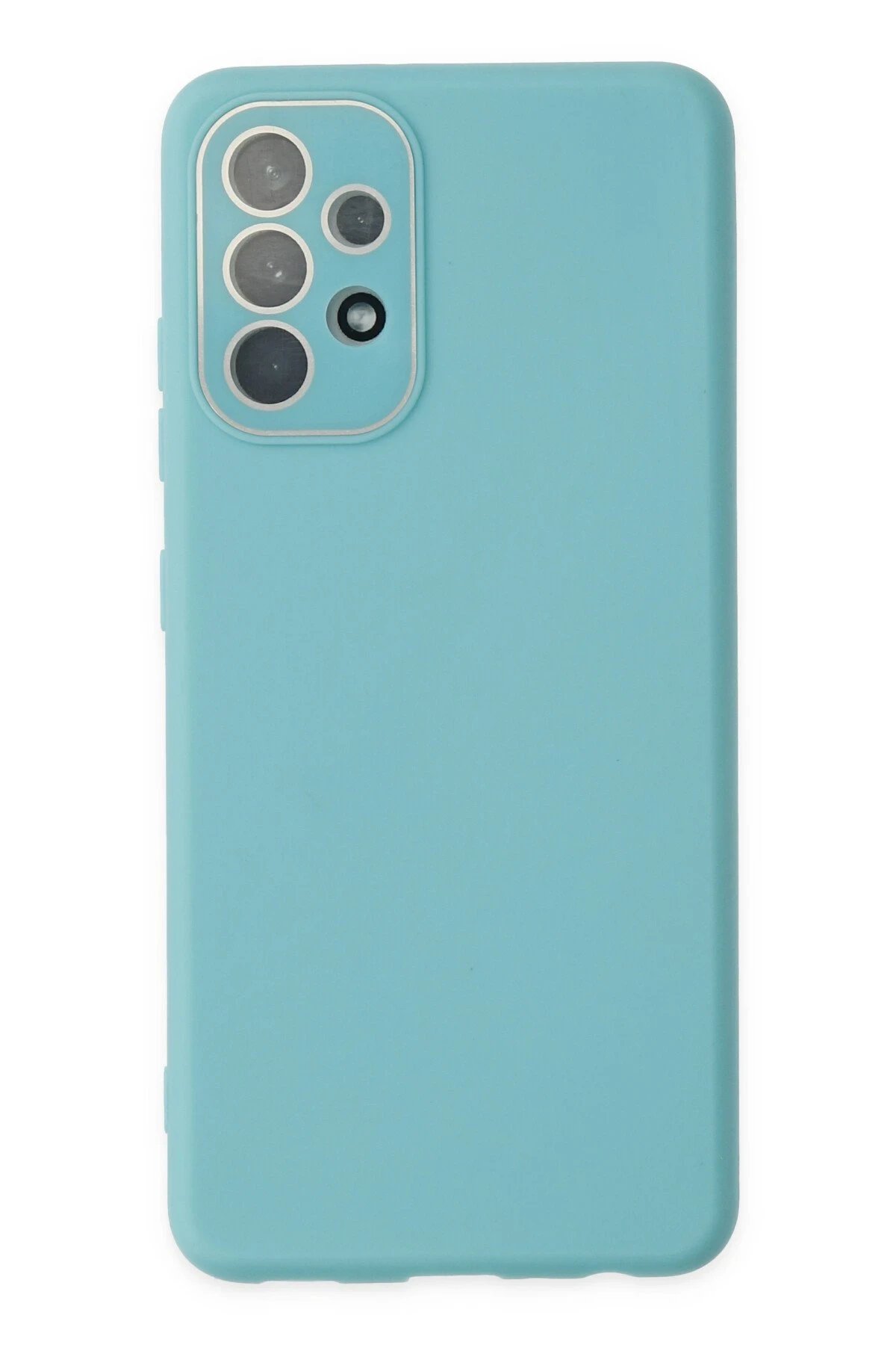 Samsung Galaxy A53 5G Kılıf Lansman Glass Kapak - Turkuaz-(5796)