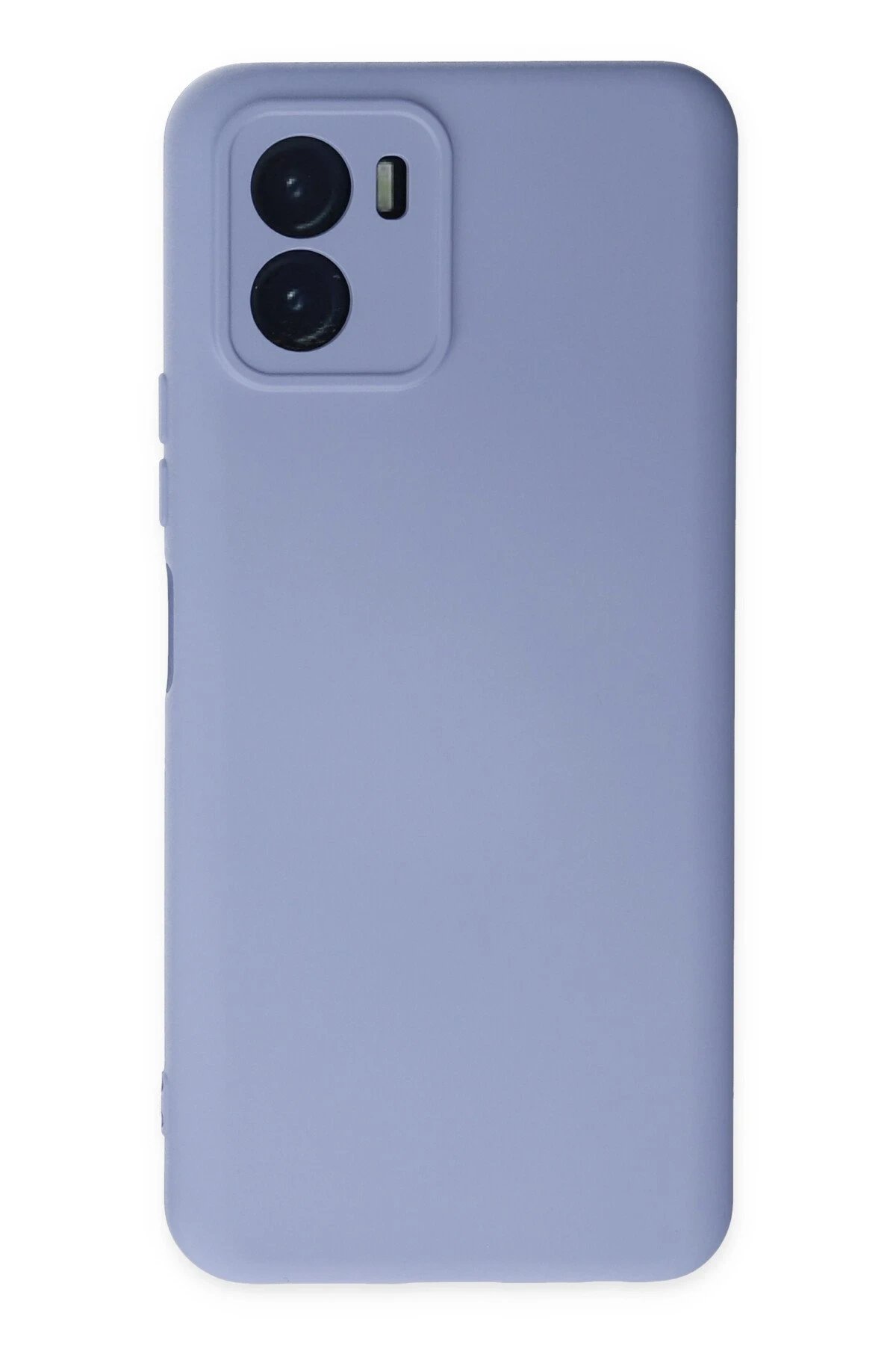 Vivo Y15S Kılıf Nano içi Kadife Silikon - Lila-(5796)