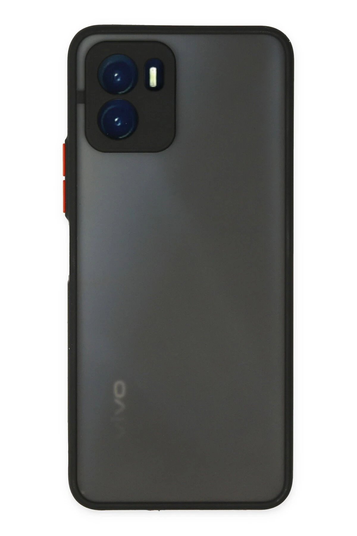 Vivo Y15S Kılıf Montreal Silikon Kapak - Siyah-(5796)