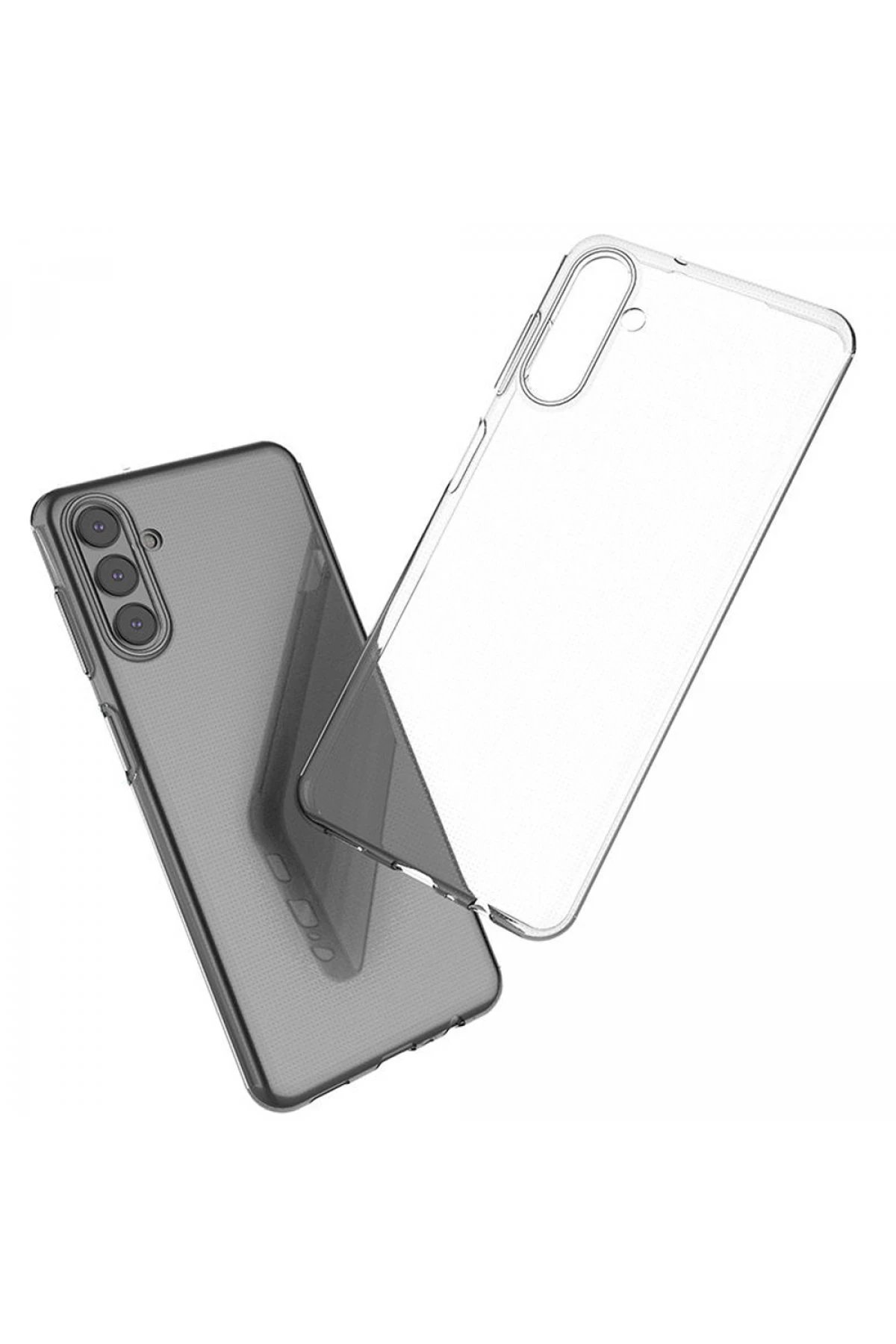 Samsung Galaxy A13 5G Kılıf Lüx Şeffaf Silikon-(5796)