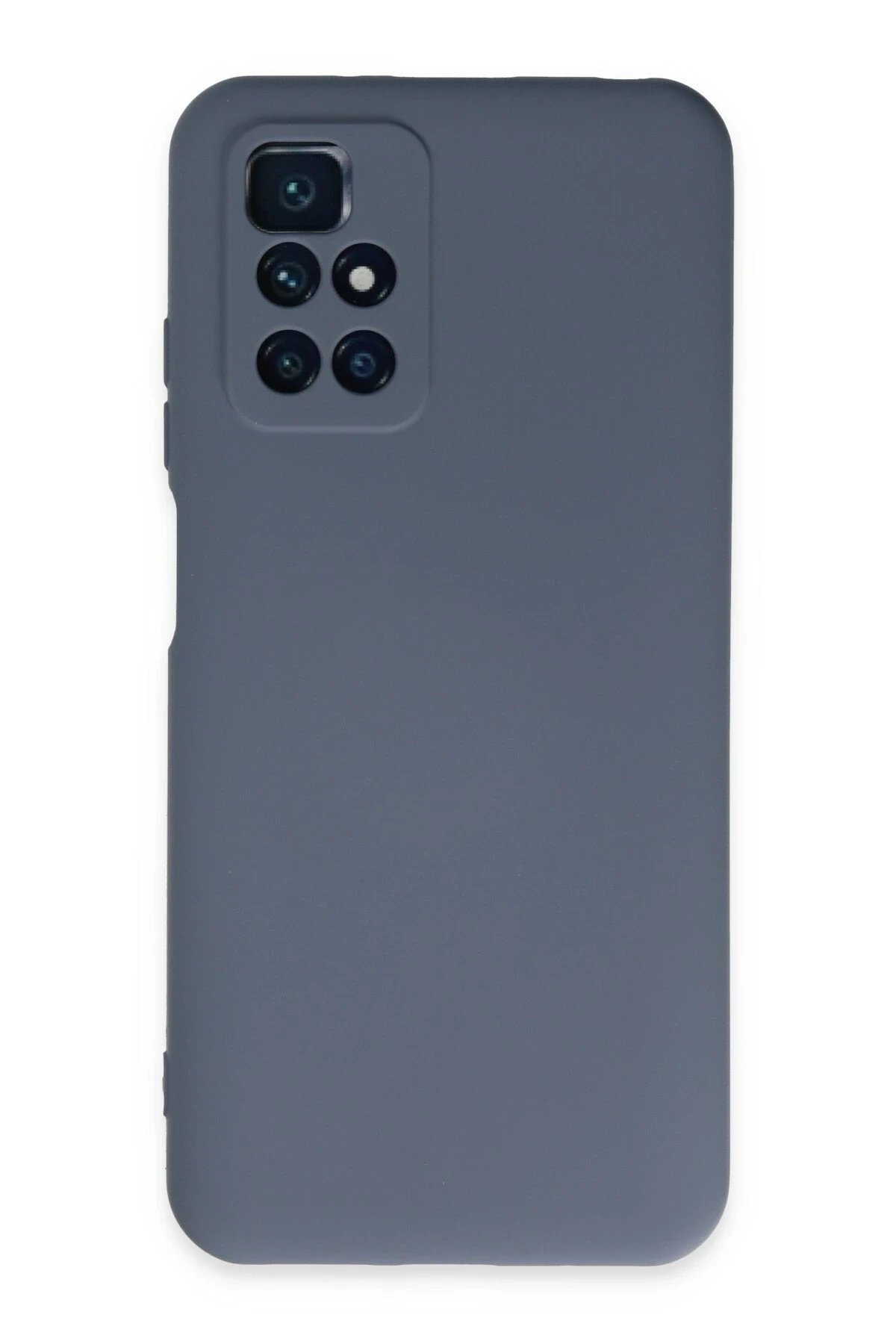 Xiaomi Redmi 10 2022 Kılıf Nano içi Kadife Silikon - Gri-(5796)