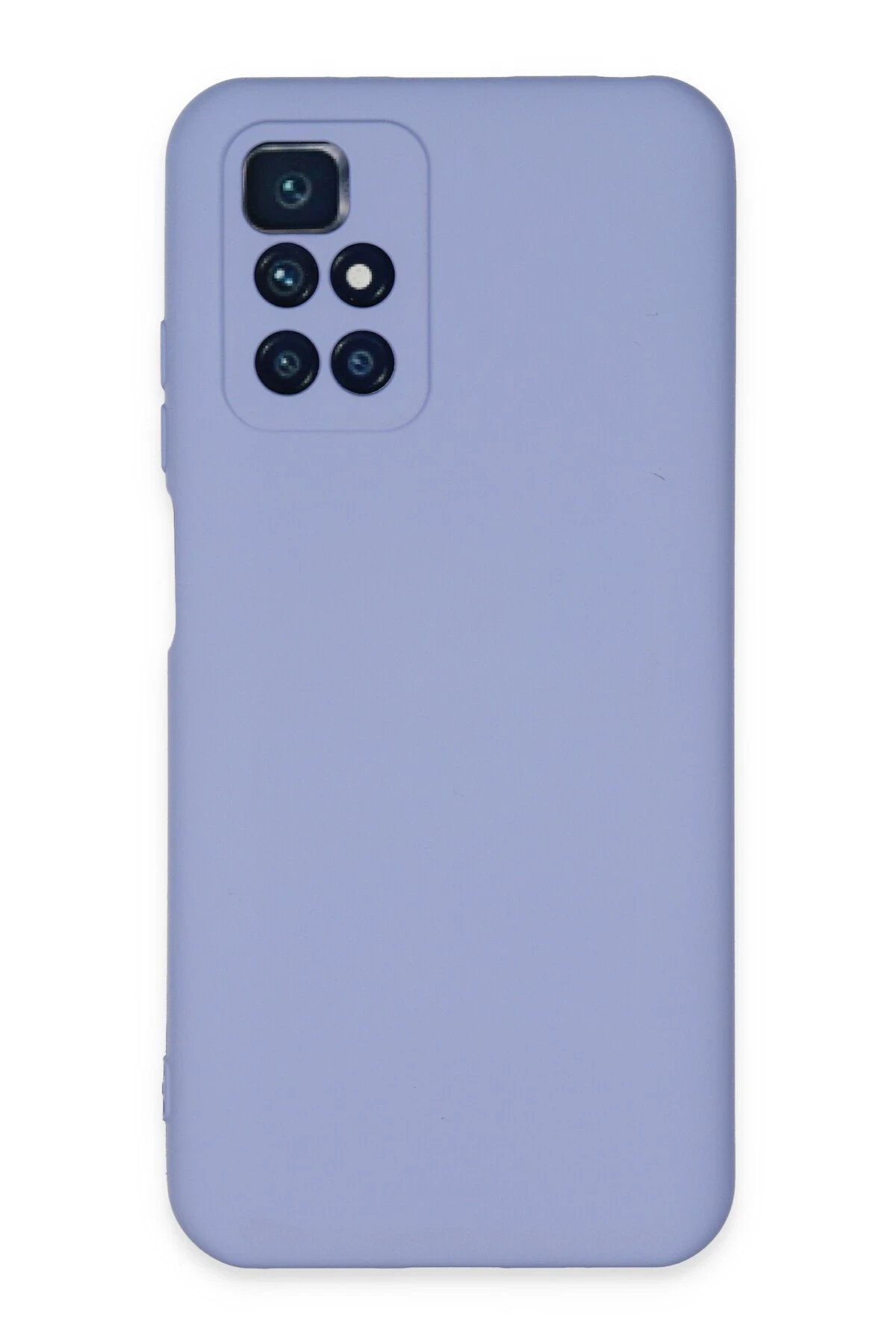 Xiaomi Redmi 10 2022 Kılıf Nano içi Kadife Silikon - Lila-(5796)