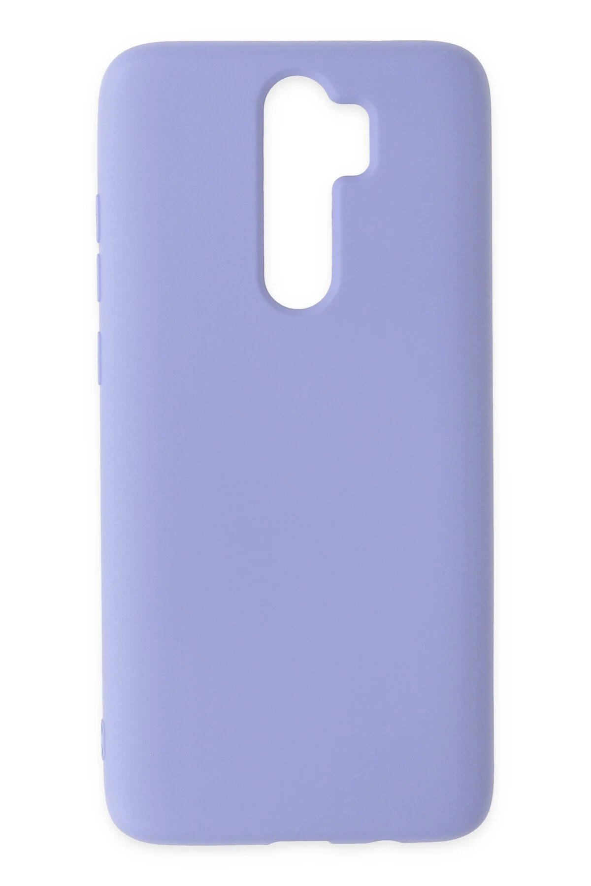 Xiaomi Redmi Note 8 Pro Kılıf Nano içi Kadife Silikon - Lila-(5796)