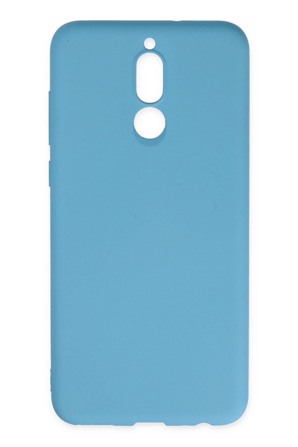 Huawei Mate 10 Lite Kılıf Nano içi Kadife Silikon - Mavi-(5796)