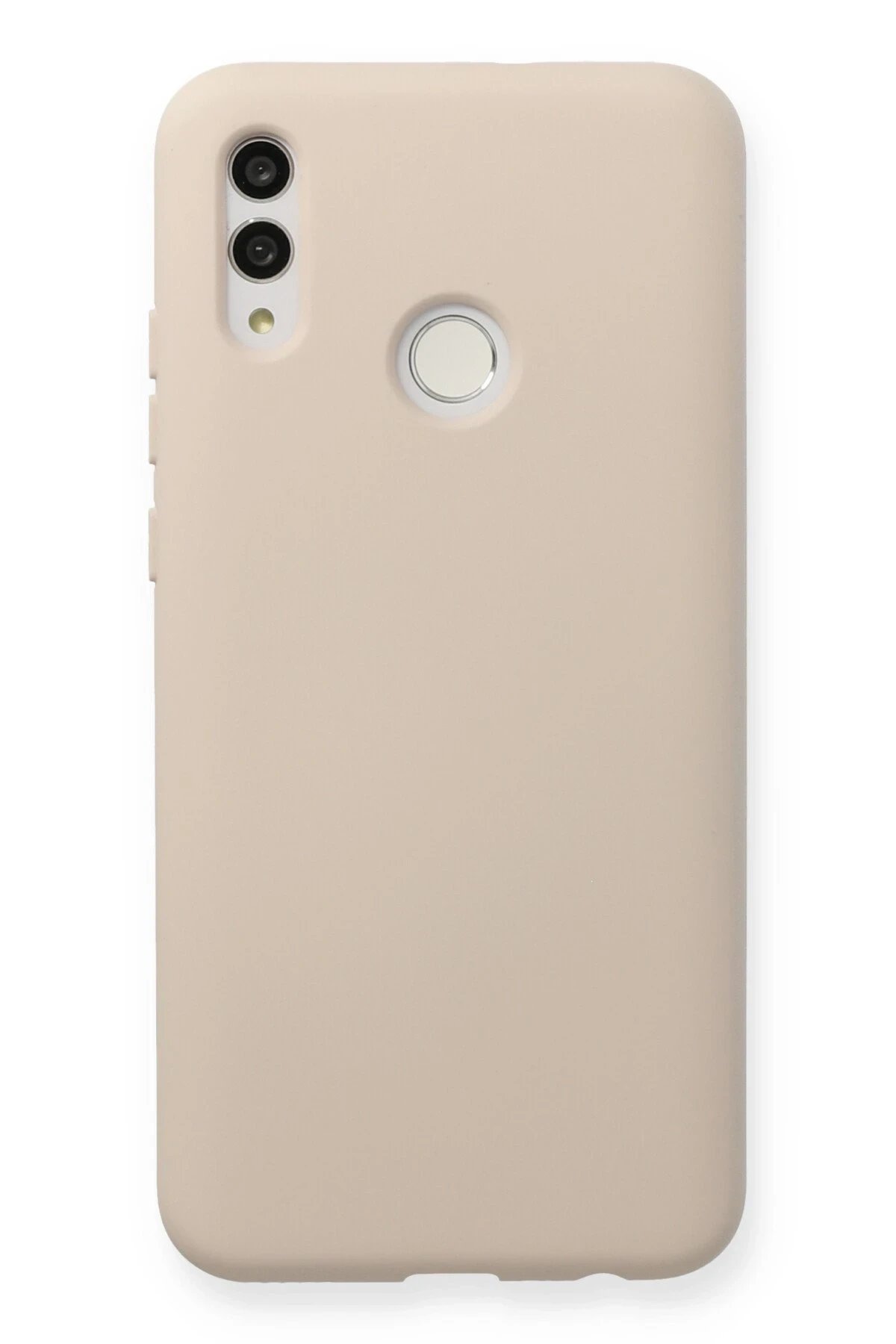 Huawei P Smart 2019 Kılıf Nano içi Kadife Silikon - Pudra-(5796)