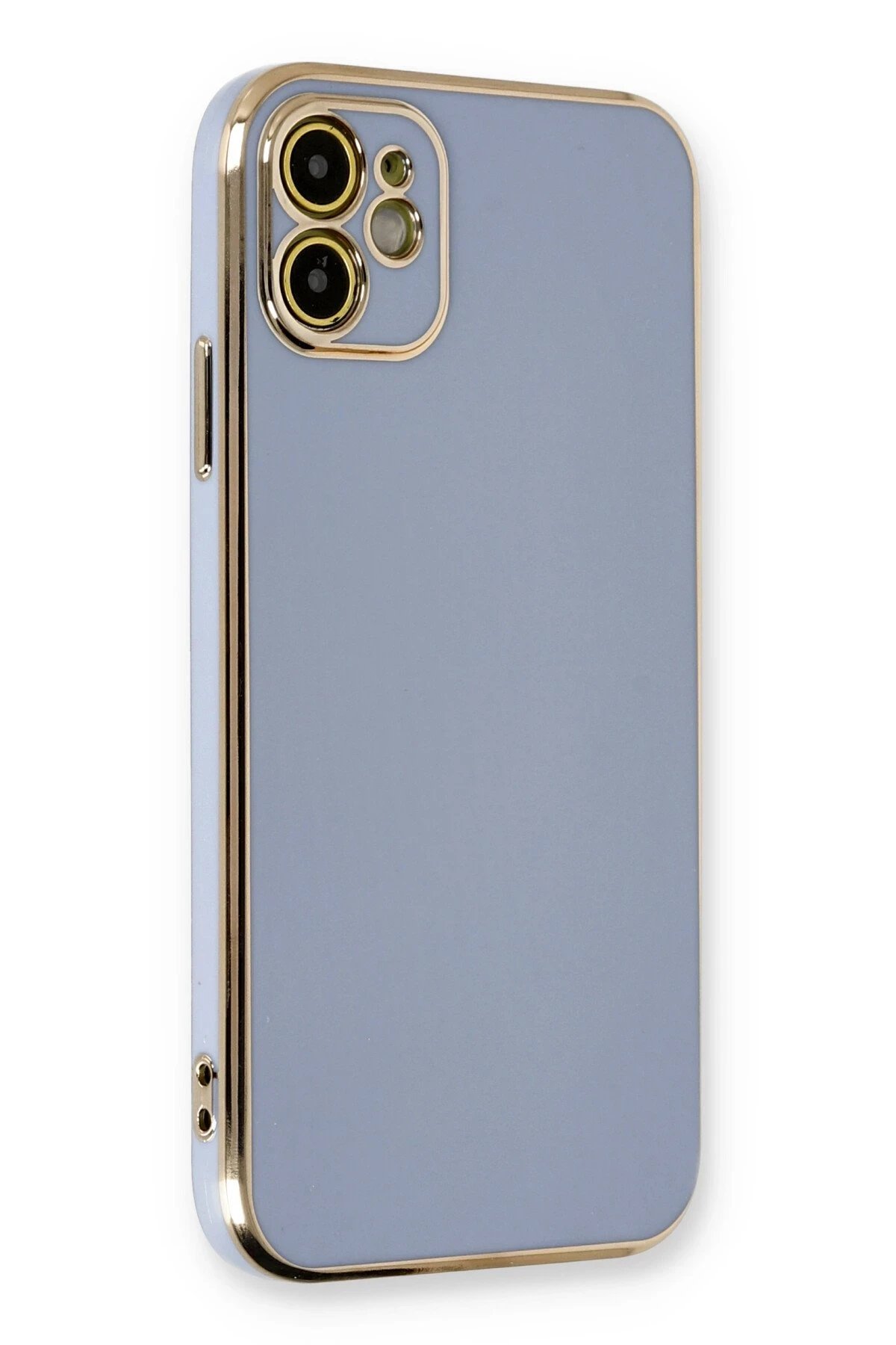 iPhone 11 Kılıf Volet Silikon - Mavi-(5796)
