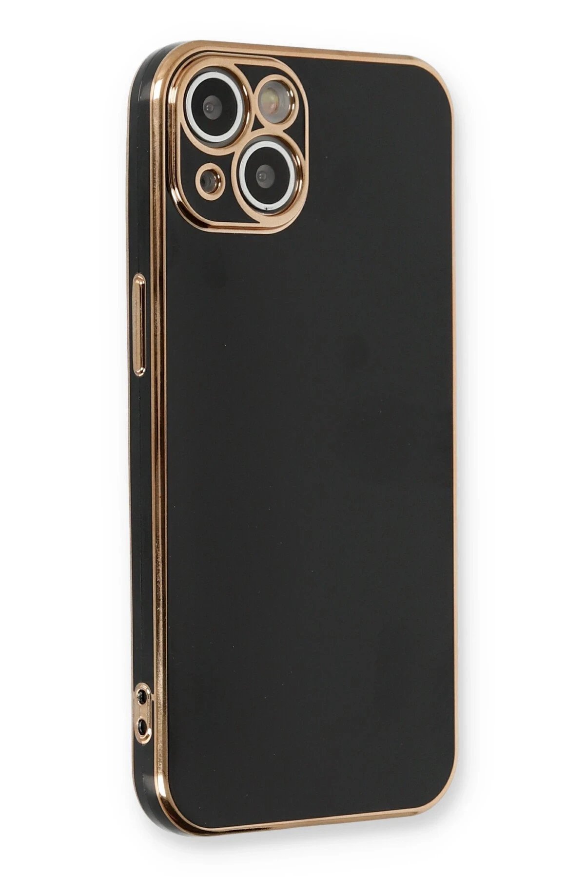 iPhone 13 Kılıf Volet Silikon - Siyah-(5796)
