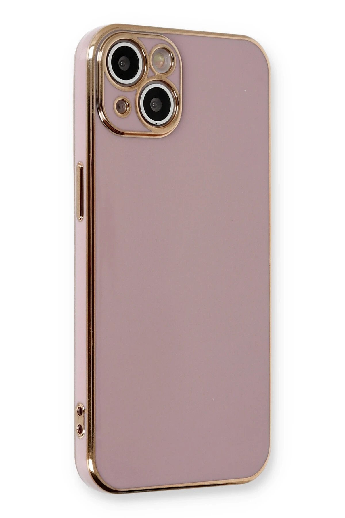 iPhone 13 Kılıf Volet Silikon - Mor-(5796)