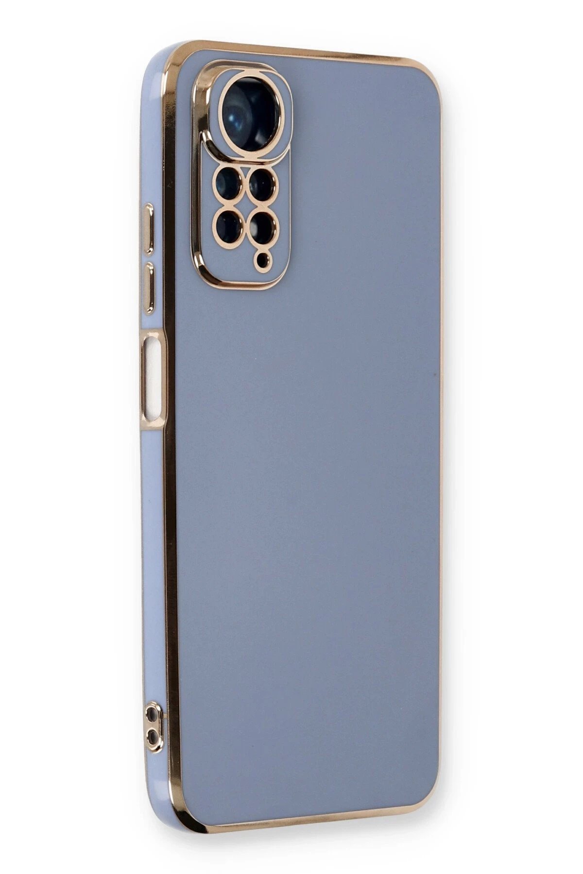 Xiaomi Redmi Note 11 Kılıf Volet Silikon - Mavi-(5796)