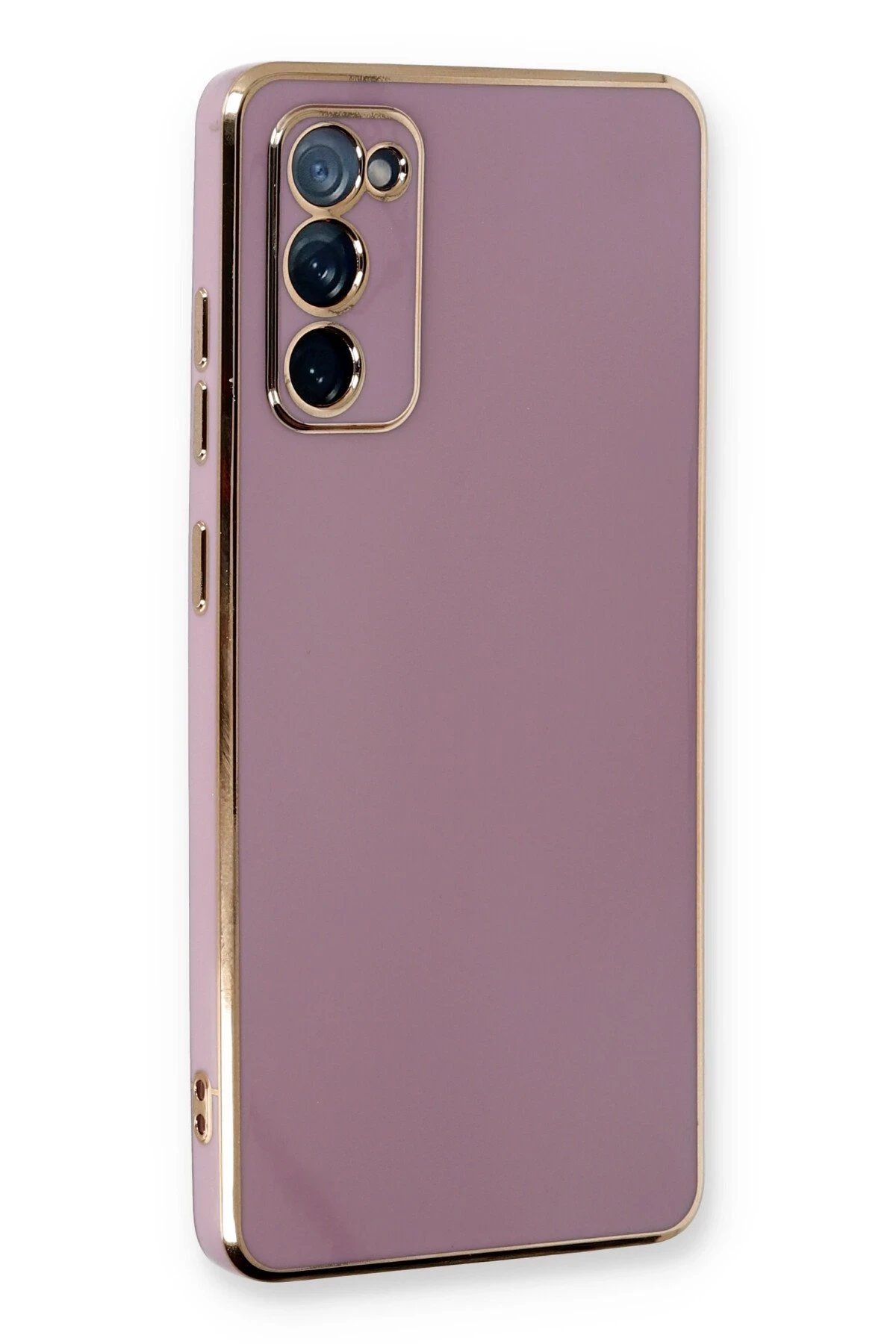 Samsung Galaxy S20 FE Kılıf Volet Silikon - Mor-(5796)