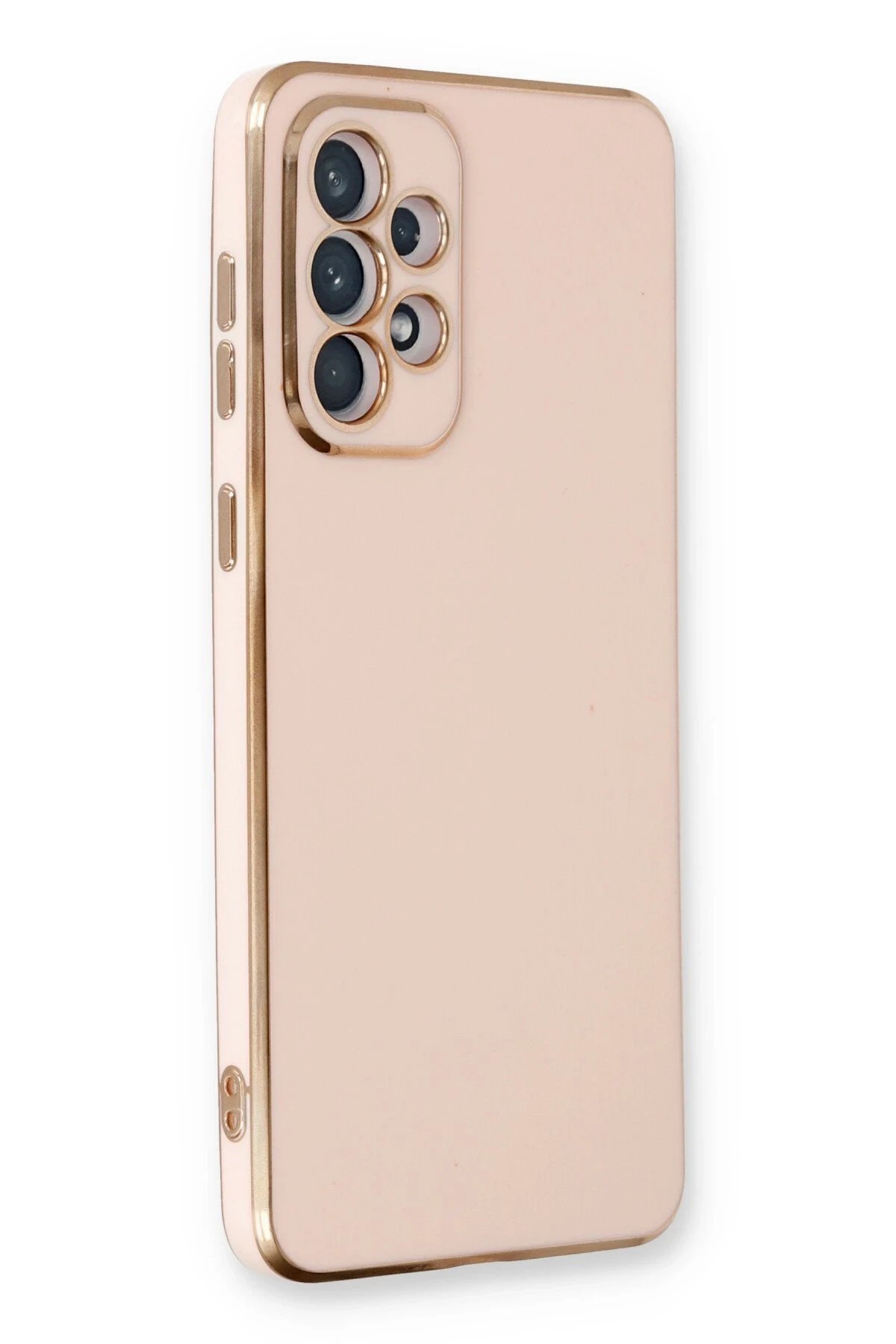 Samsung Galaxy A53 5G Kılıf Volet Silikon - Pembe-(5796)