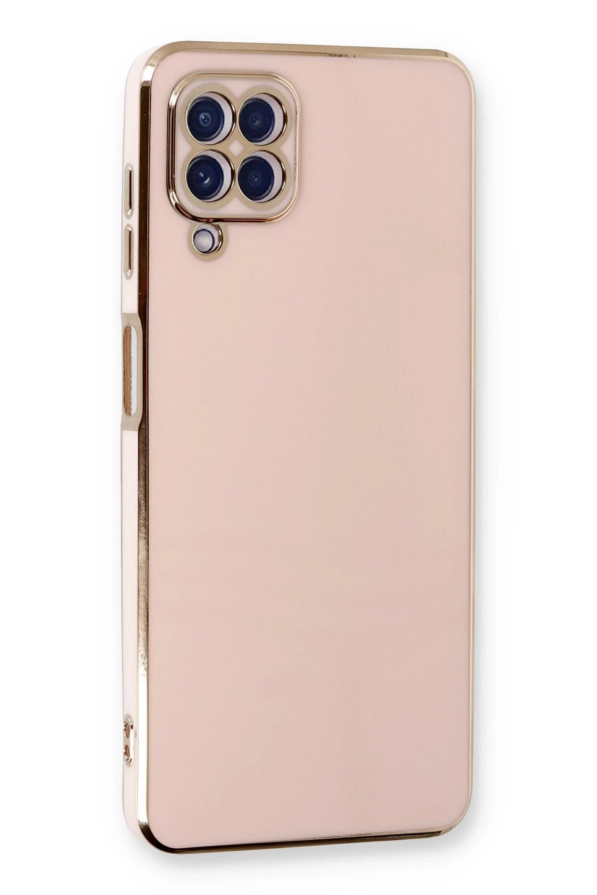 Samsung Galaxy A22 Kılıf Volet Silikon - Pembe-(5796)