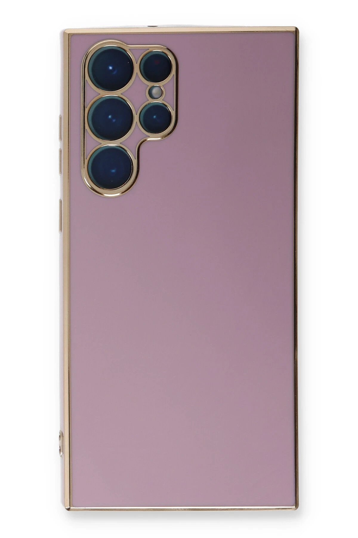 Samsung Galaxy S22 Ultra Kılıf Volet Silikon - Mor-(5796)