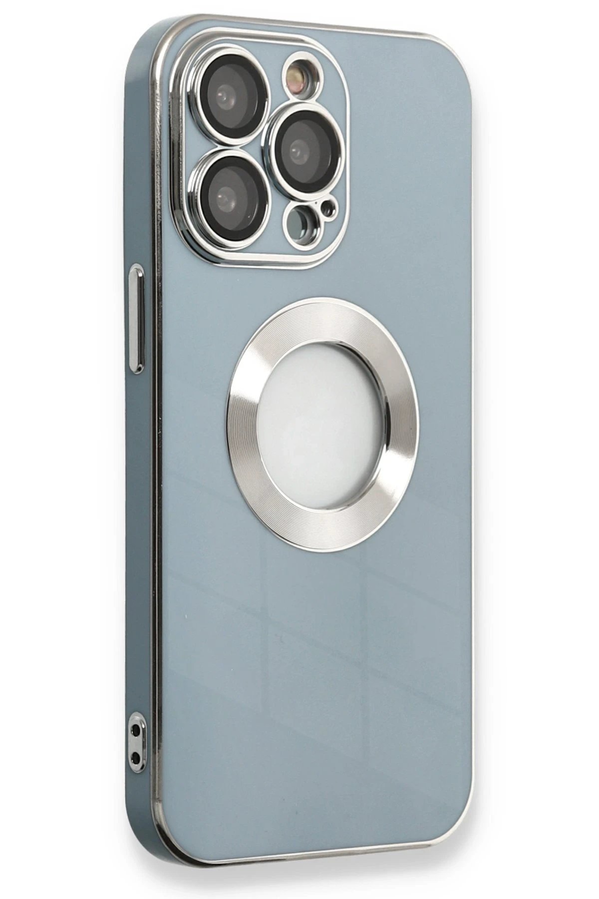 iPhone 13 Pro Max Kılıf Store Silikon - Sierra Blue-(5796)