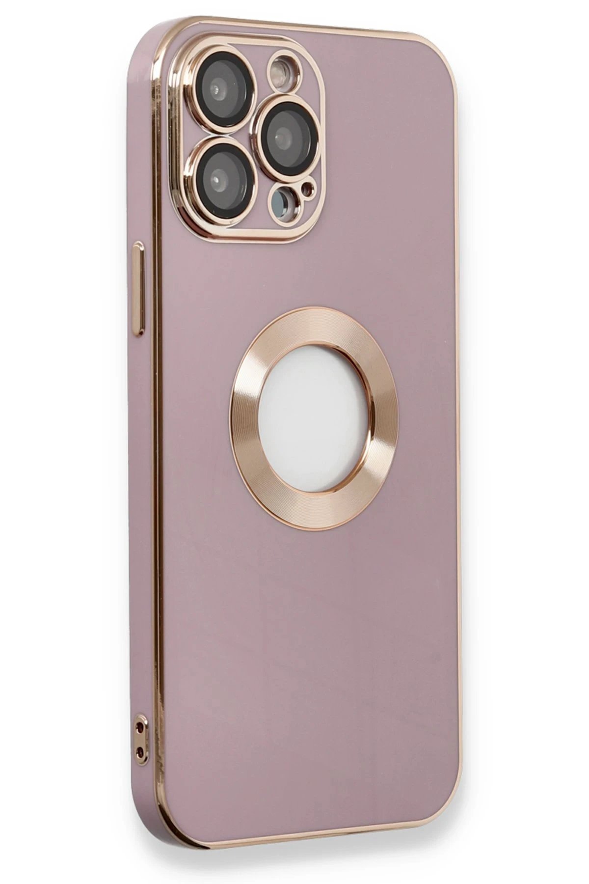 iPhone 13 Pro Max Kılıf Store Silikon - Mor-(5796)