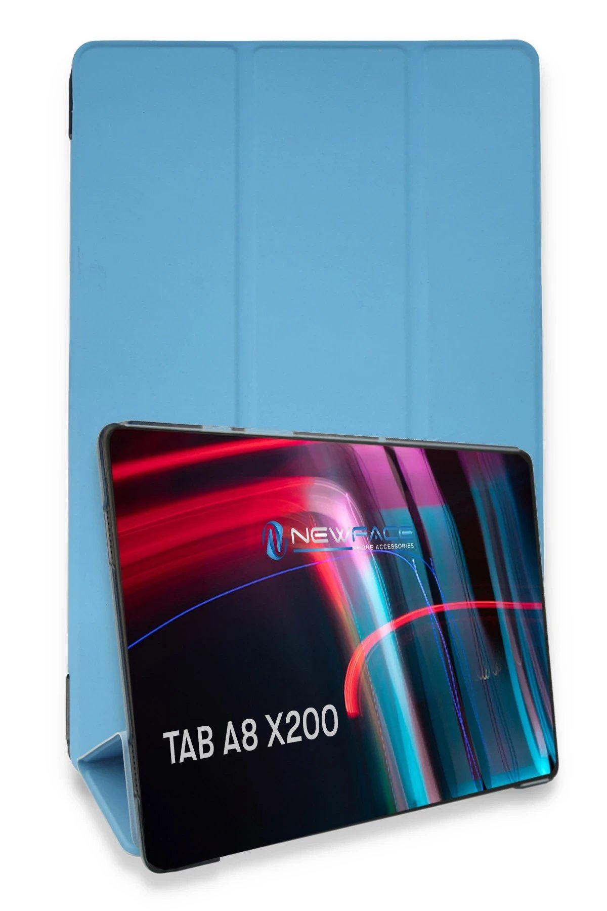 Samsung Galaxy X200 Tab A8 10.5 Kılıf Tablet Smart Kılıf - Mavi-(5796)