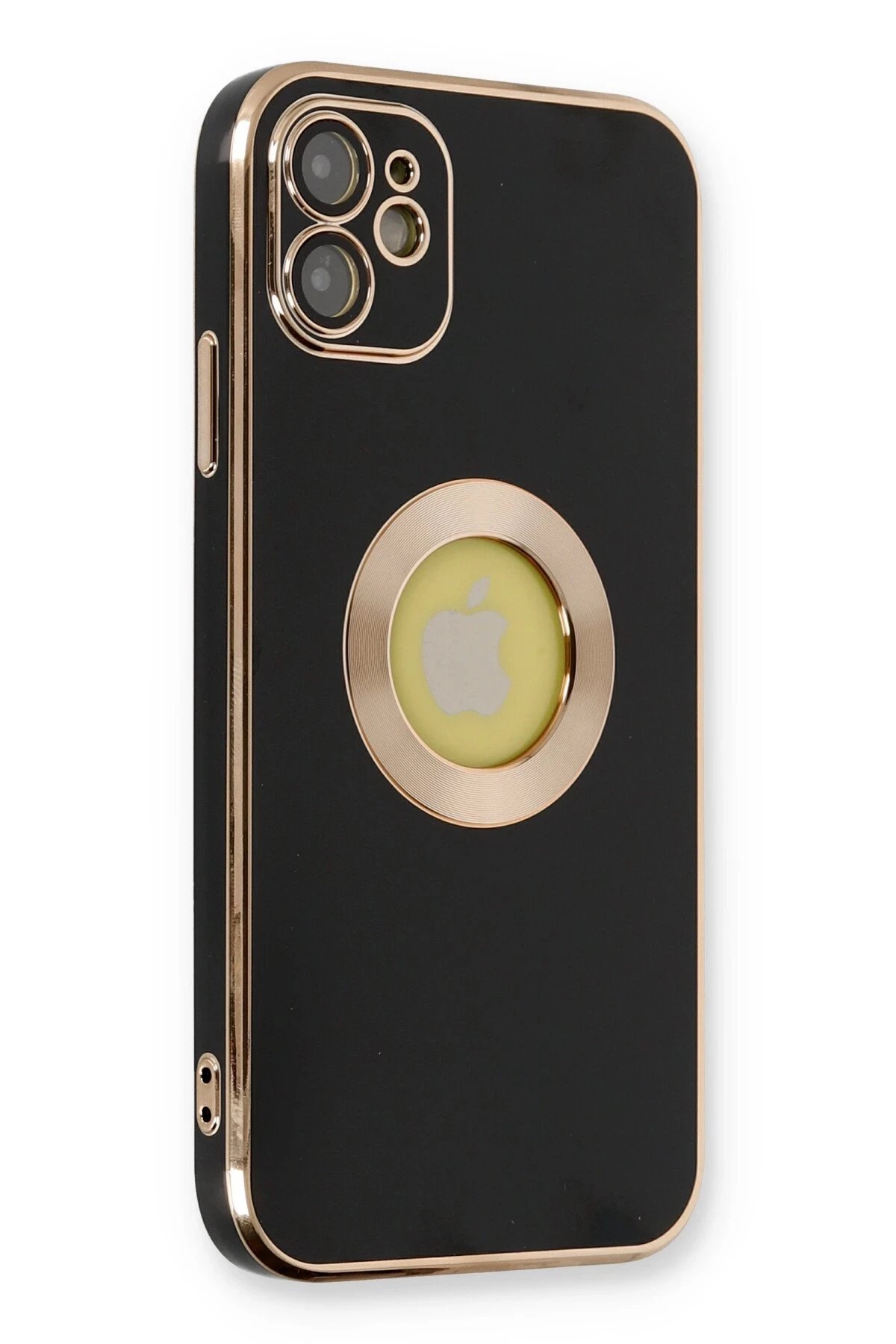iPhone 12 Kılıf Store Silikon - Siyah-(5796)