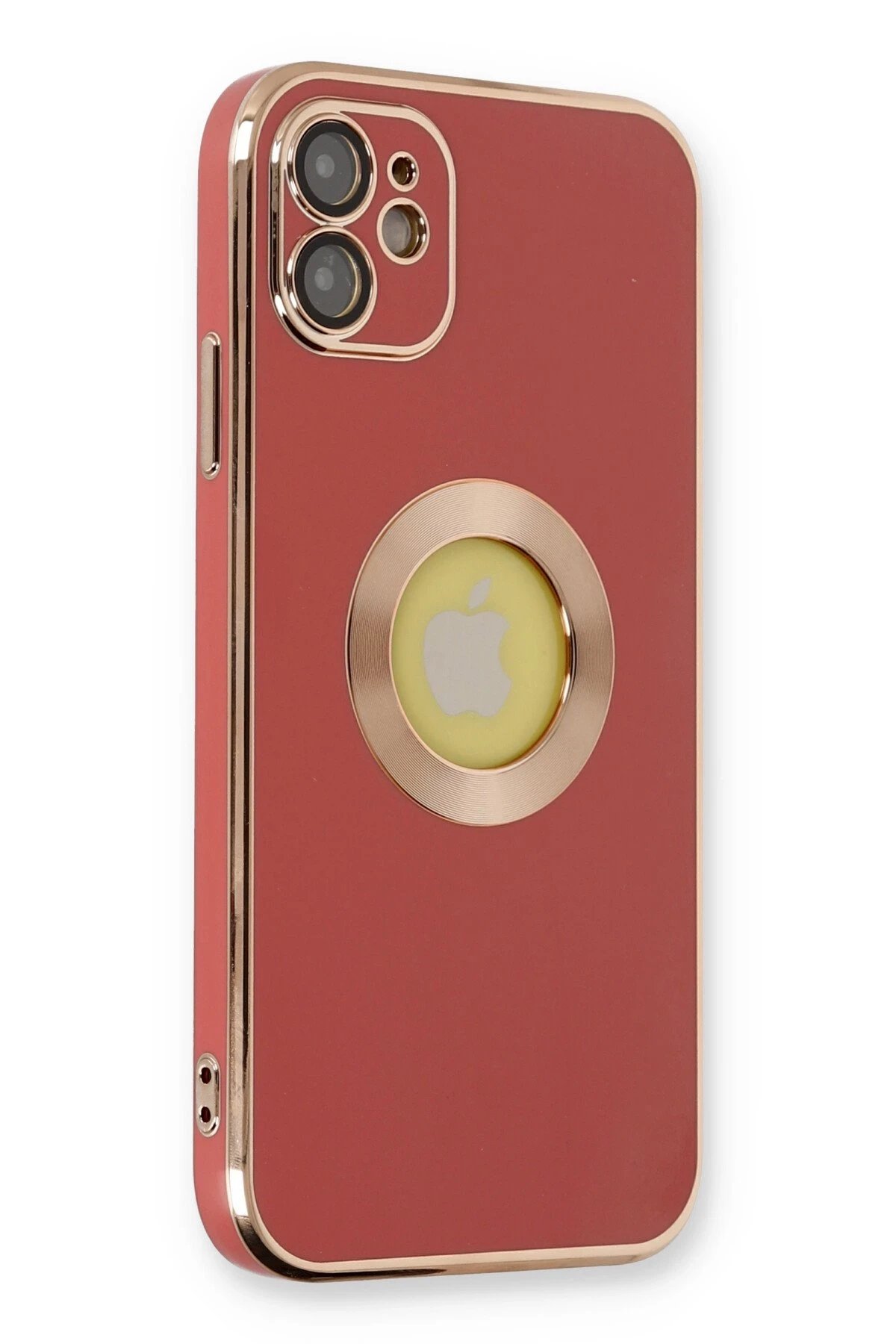 iPhone 12 Kılıf Store Silikon - Kırmızı-(5796)