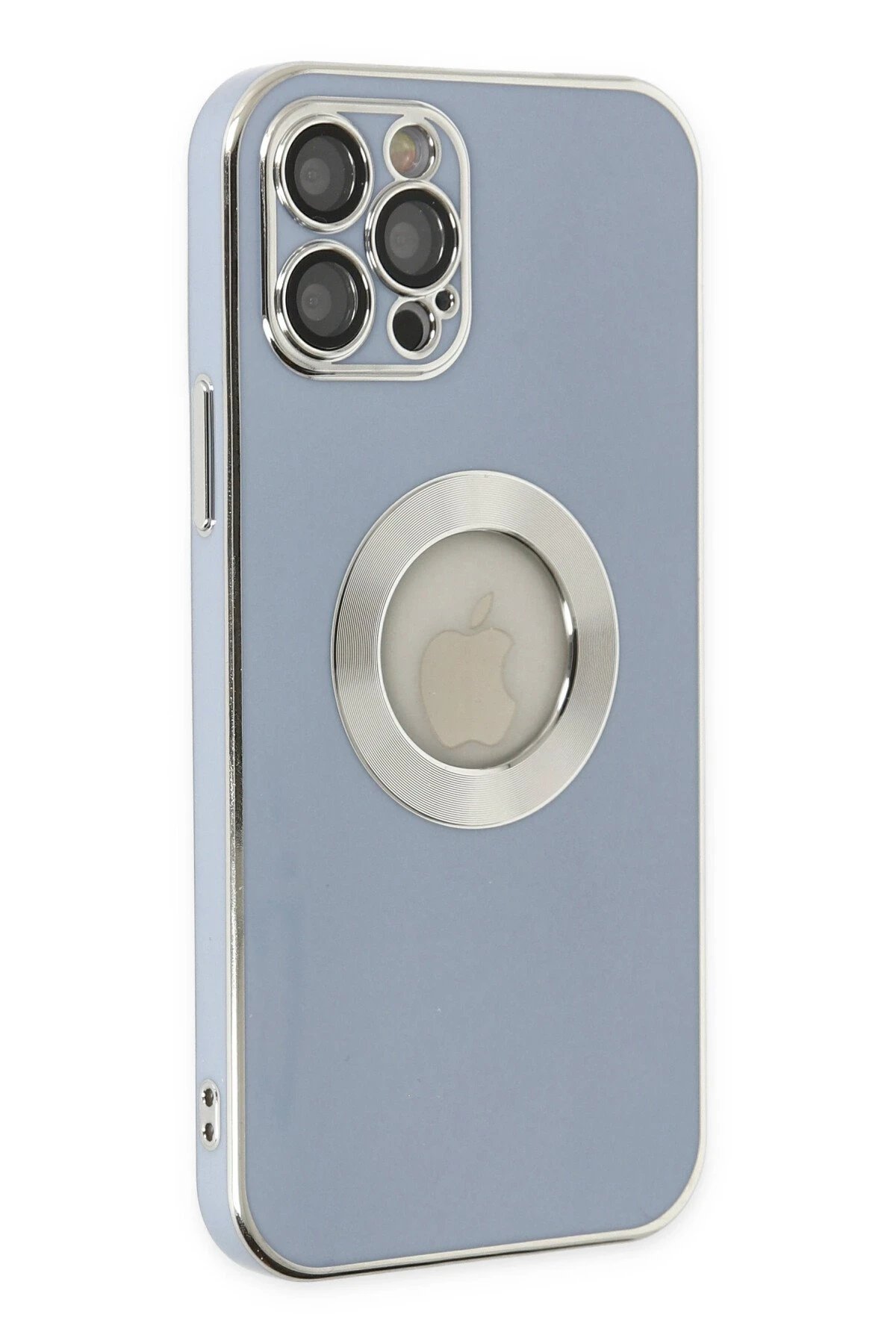 iPhone 12 Pro Kılıf Store Silikon - Sierra Blue-(5796)