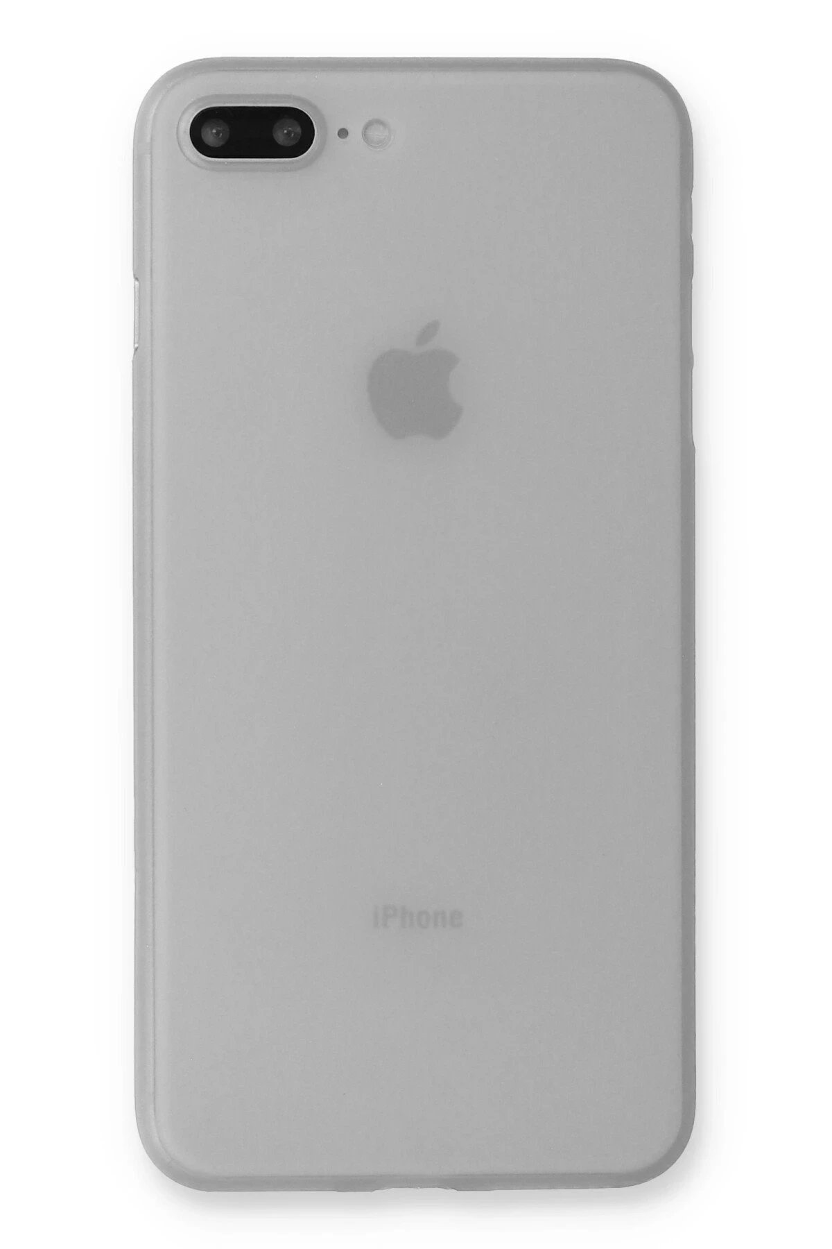 iPhone 7 Plus Kılıf PP Ultra İnce Kapak - Beyaz-(5796)