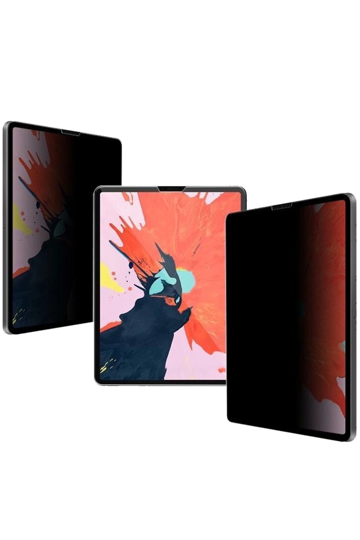 iPad Pro 12.9 (2021) Tablet Hayalet Full Glue Ekran Koruyucu-(5796)