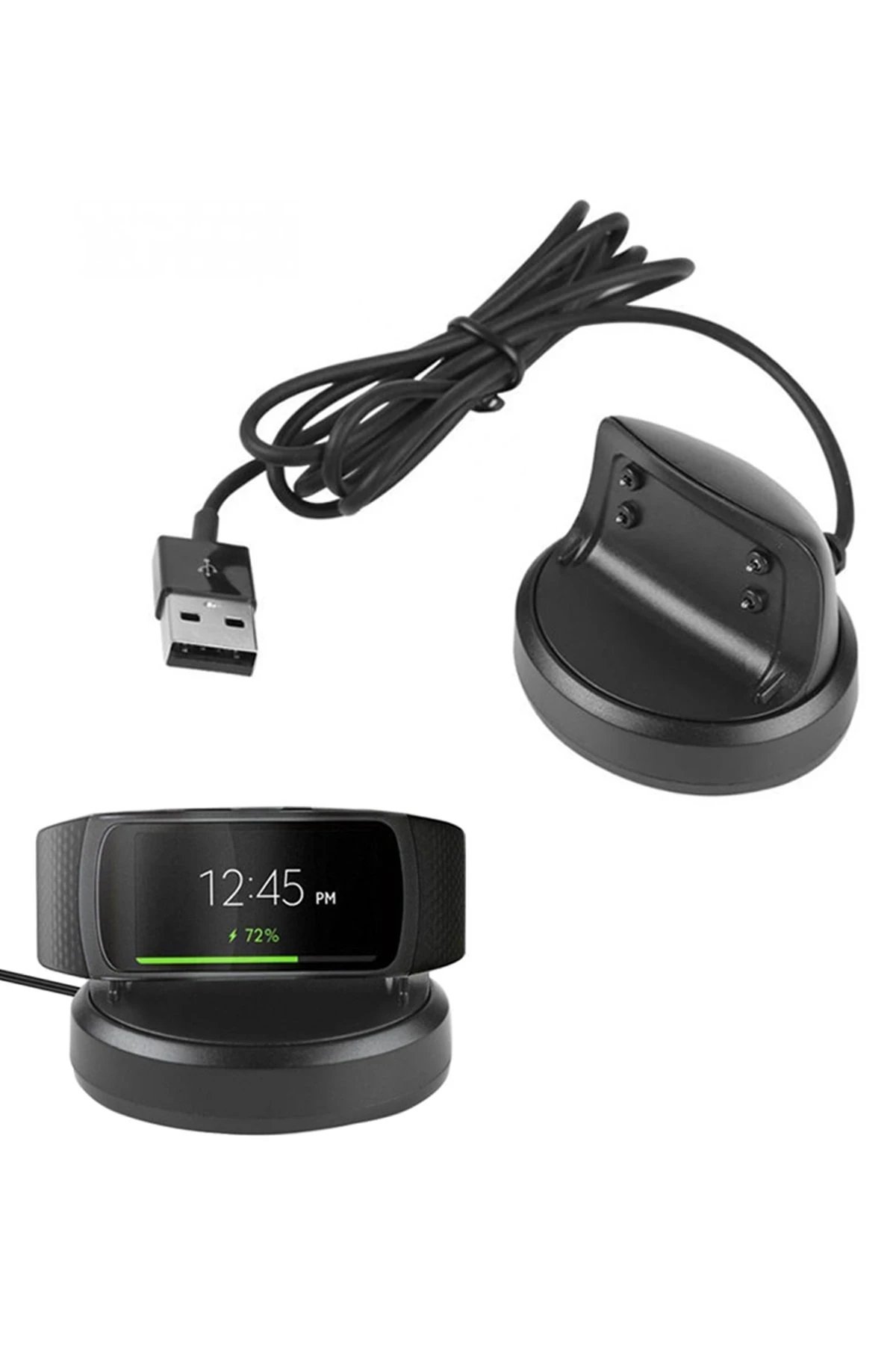 SC05 Şarj Adaptörü 100cm Gear Fit 2/Fit 2 Pro-(5796)