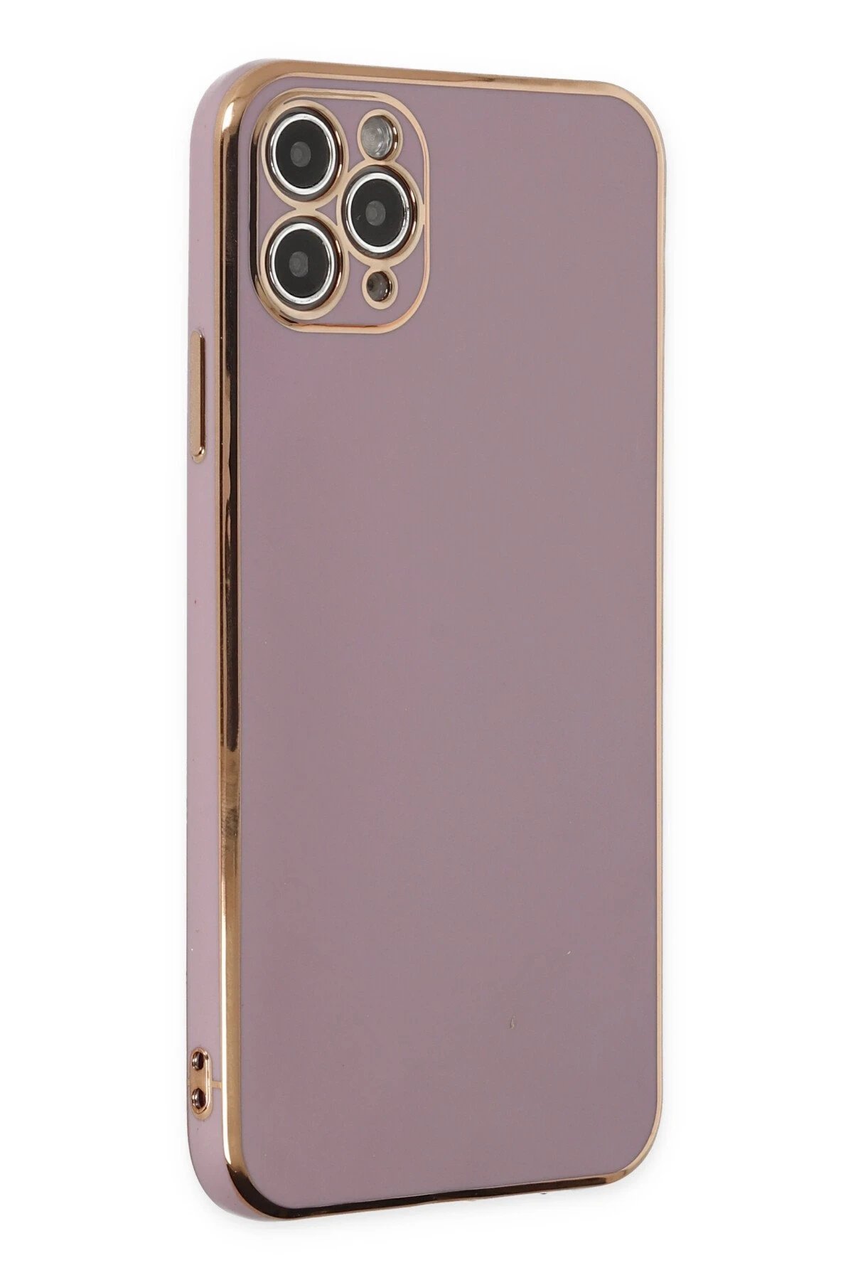iPhone 11 Pro Max Kılıf Volet Silikon - Mor-(5796)