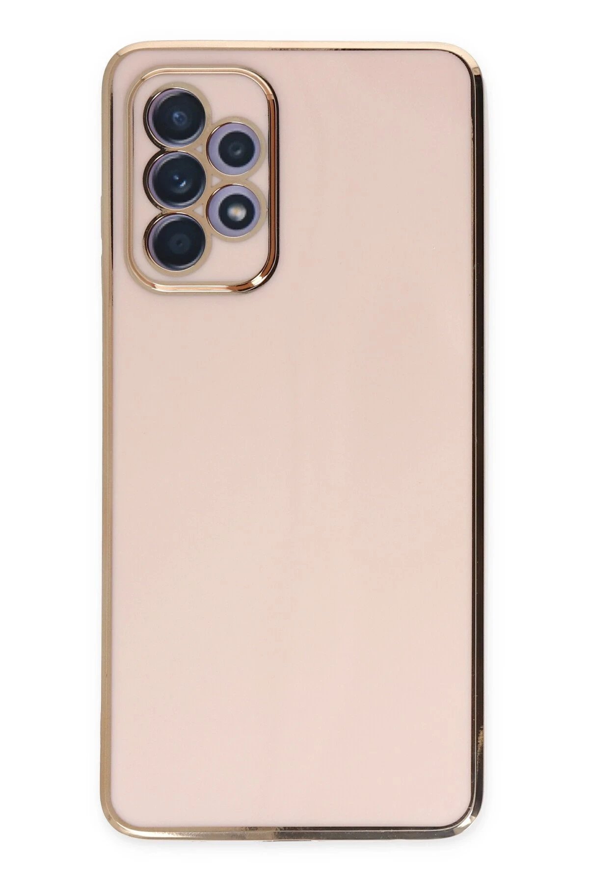 Samsung Galaxy A52 Kılıf Volet Silikon - Pembe-(5796)