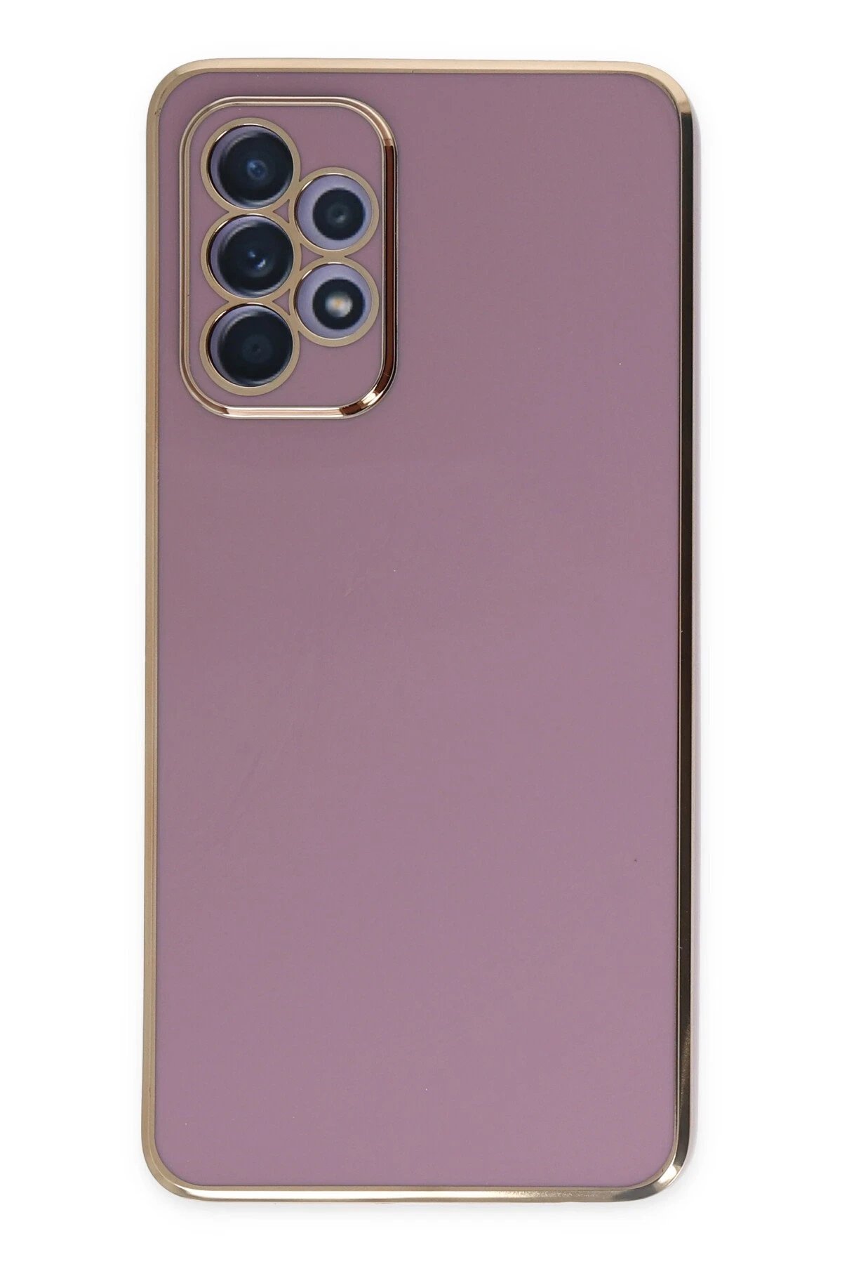 Samsung Galaxy A52 Kılıf Volet Silikon - Mor-(5796)