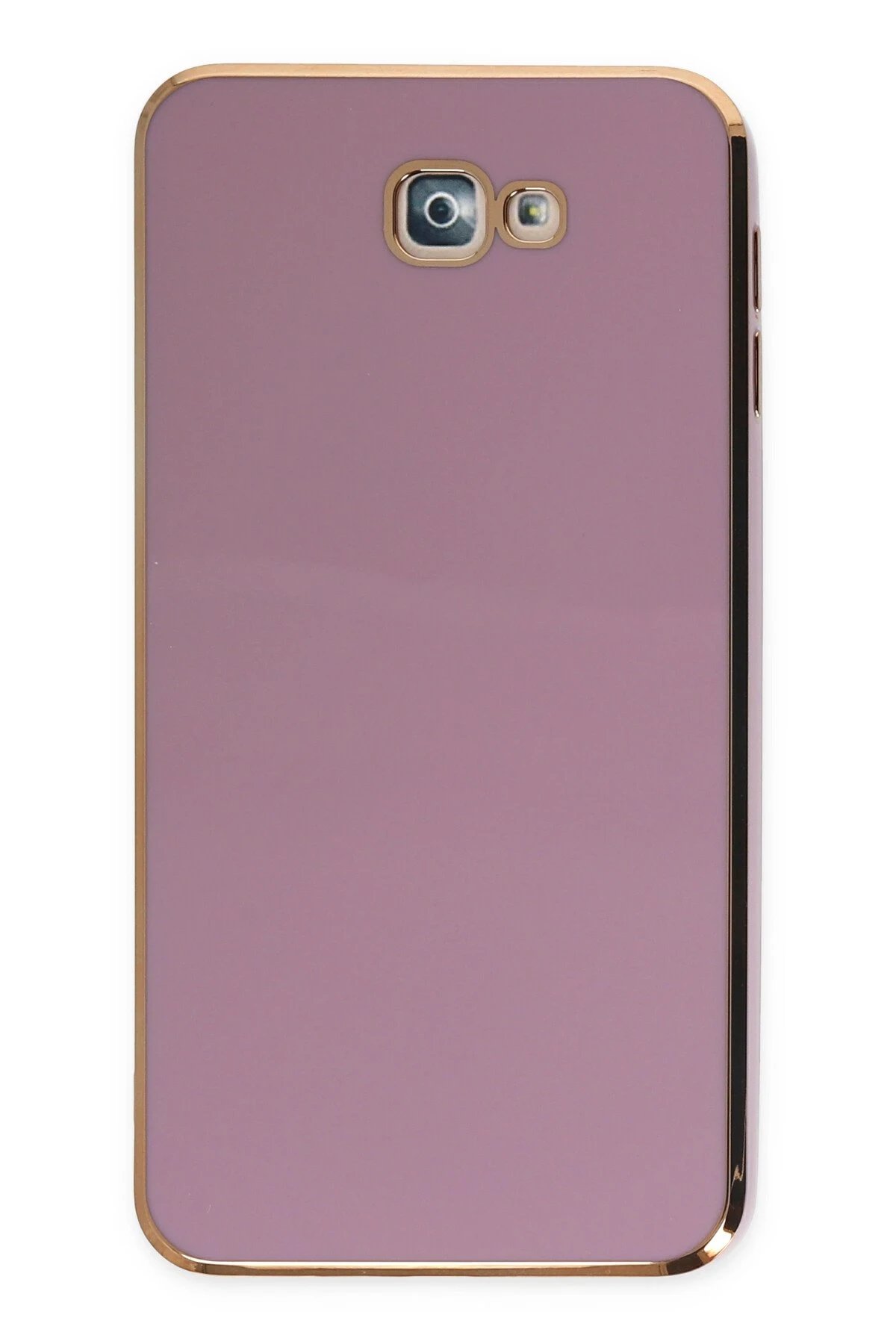 Samsung Galaxy J7 Prime Kılıf Volet Silikon - Mor-(5796)