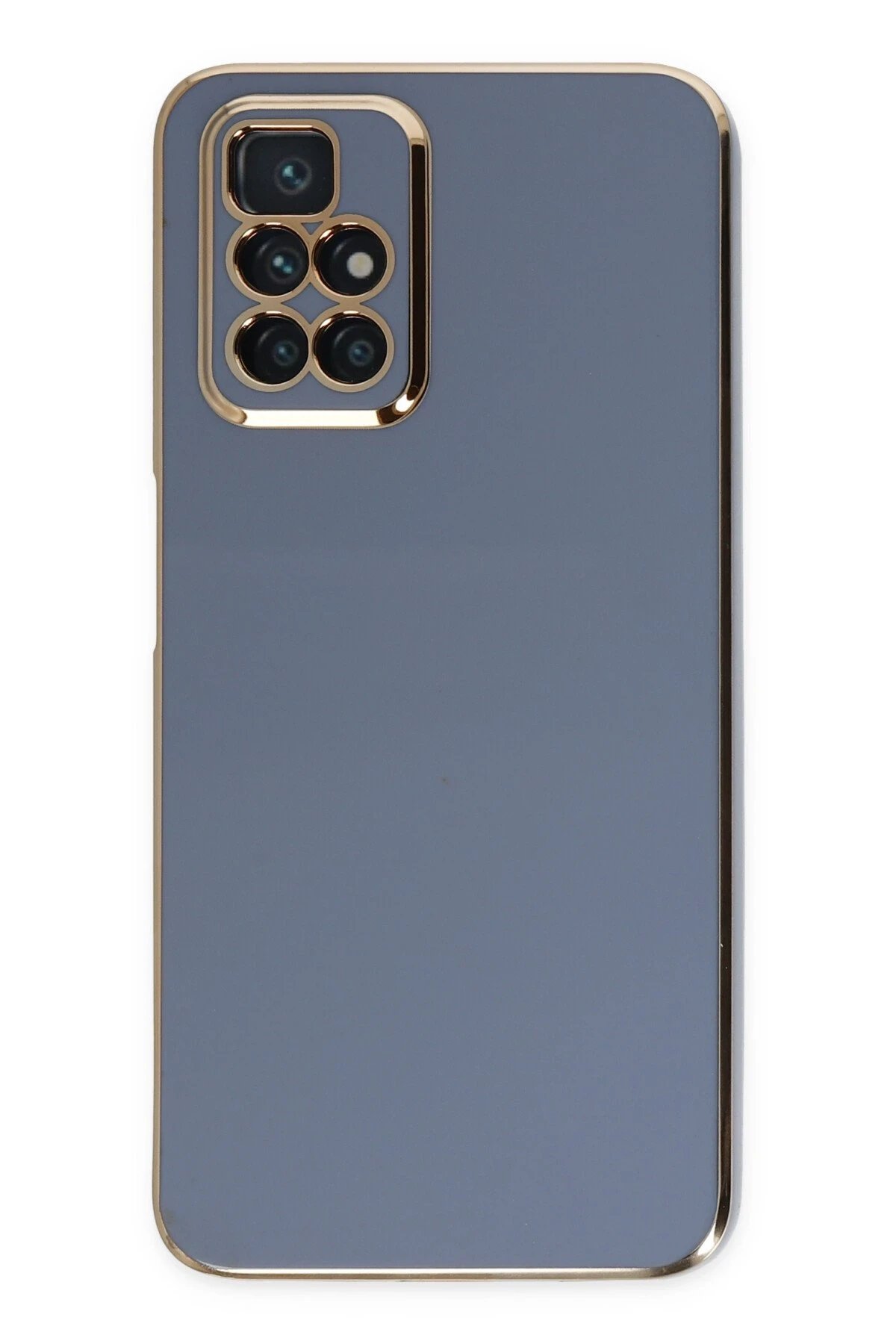 Xiaomi Redmi 10 2022 Kılıf Volet Silikon - Mavi-(5796)