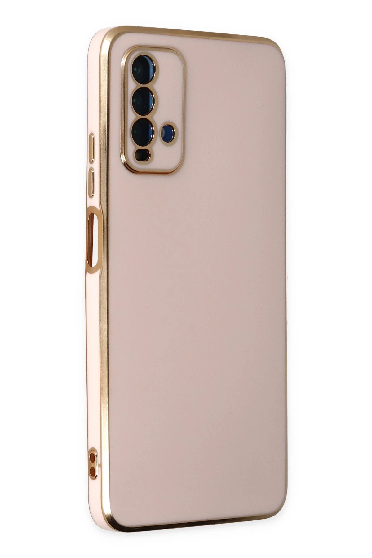Xiaomi Redmi 9T Kılıf Volet Silikon - Pembe-(5796)