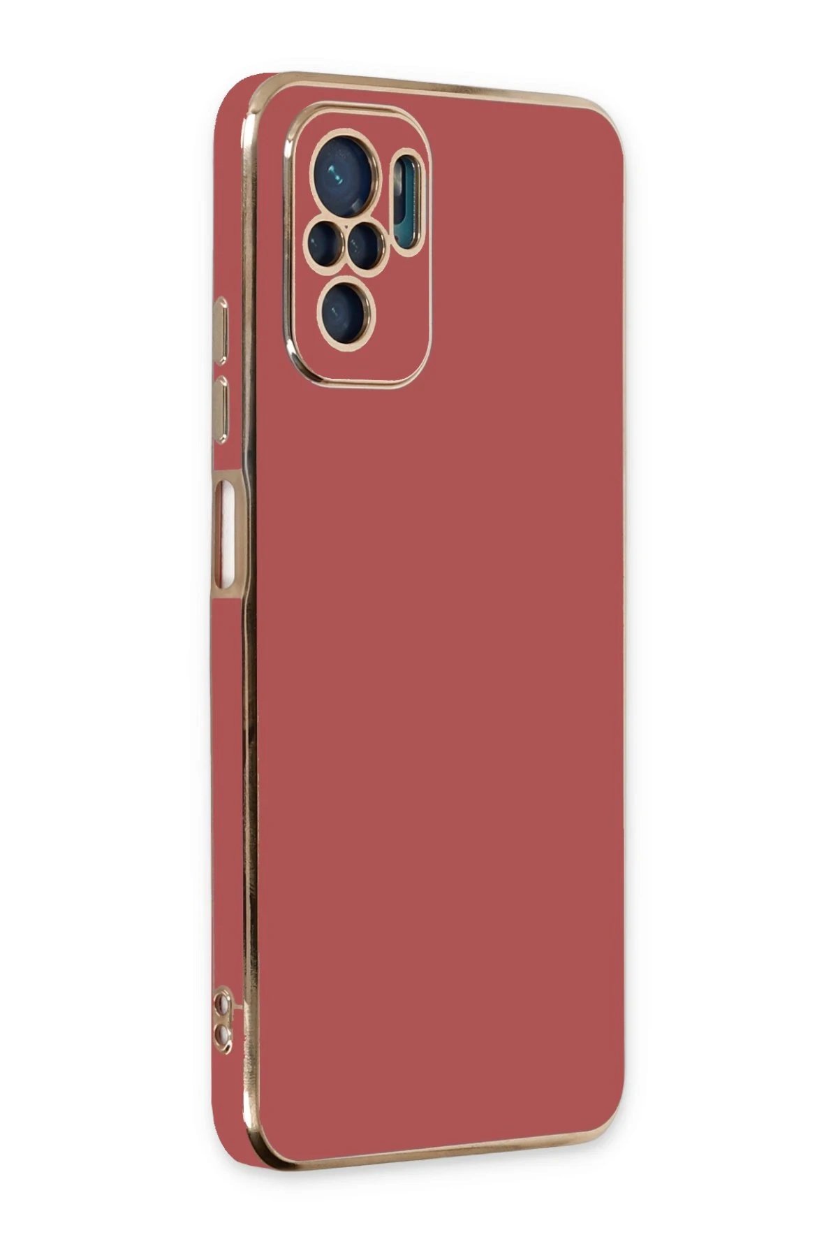 Xiaomi Redmi Note 10 Kılıf Volet Silikon - Kırmızı-(5796)