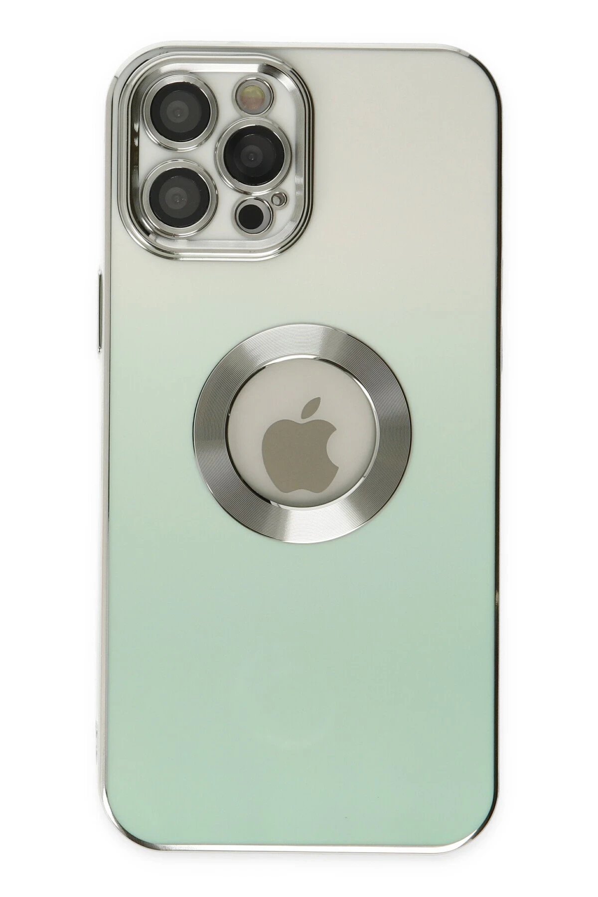 iPhone 12 Pro Kılıf Best Silikon - Turkuaz-(5796)