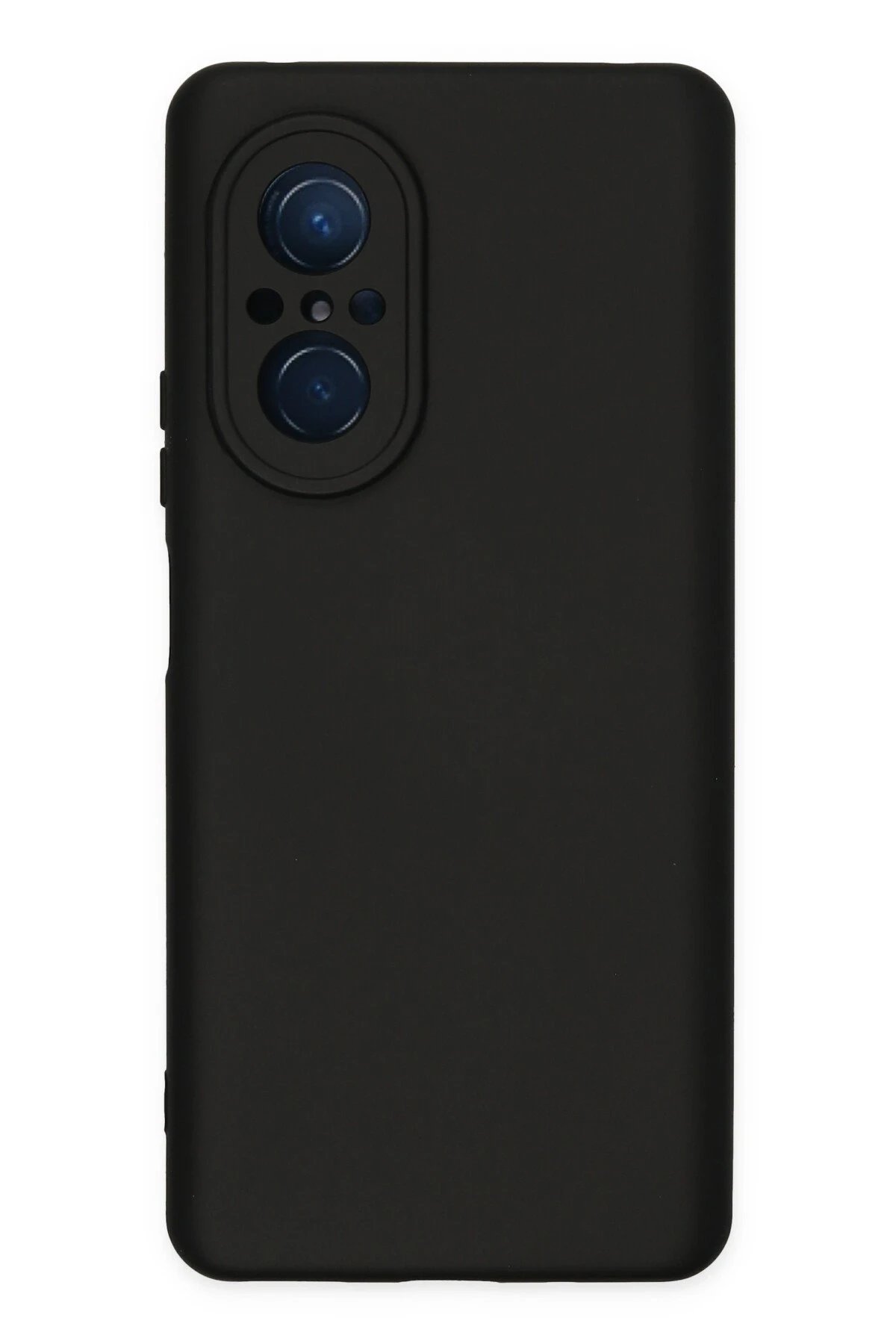 Huawei Nova 9 SE Kılıf Nano içi Kadife Silikon - Siyah-(5796)