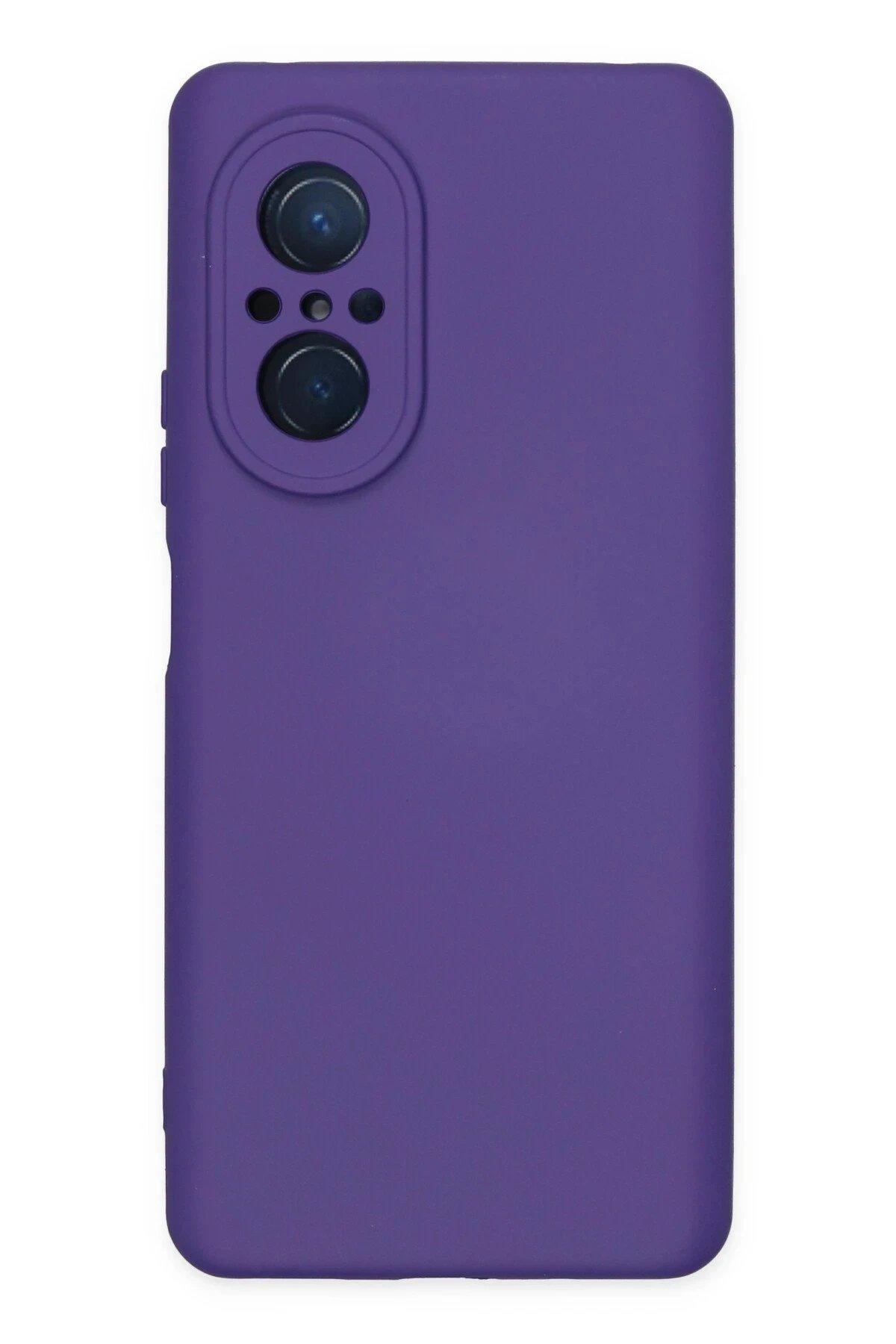 Huawei Nova 9 SE Kılıf Nano içi Kadife Silikon - Mor-(5796)