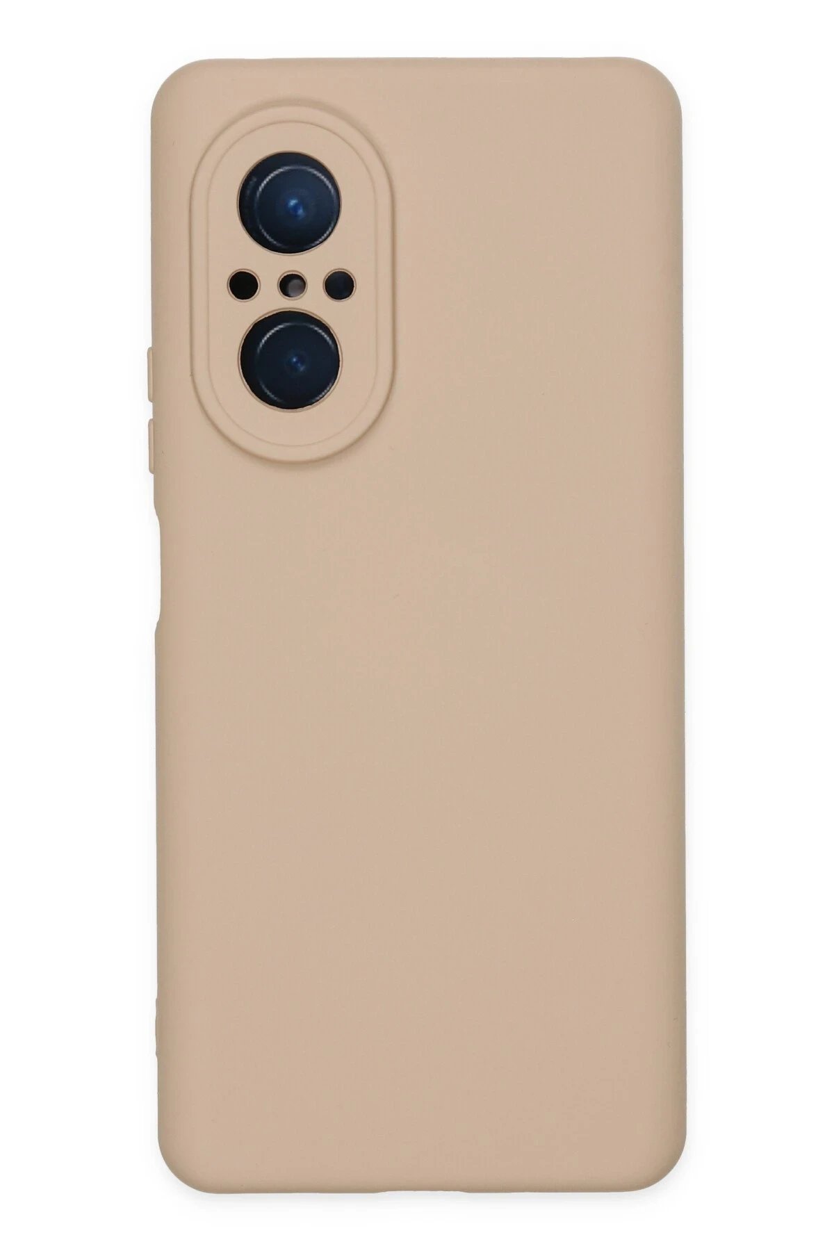 Huawei Nova 9 SE Kılıf Nano içi Kadife Silikon - Pudra-(5796)