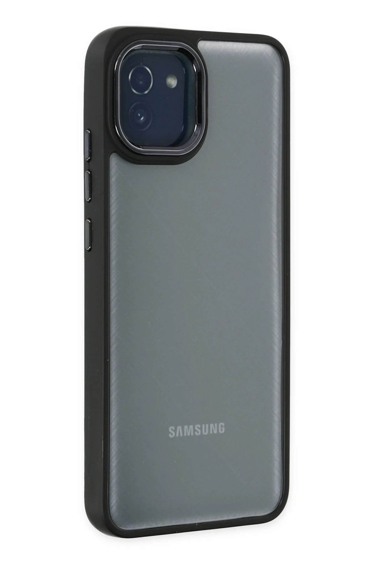 Samsung Galaxy A03 Kılıf Dora Kapak - Siyah-(5796)