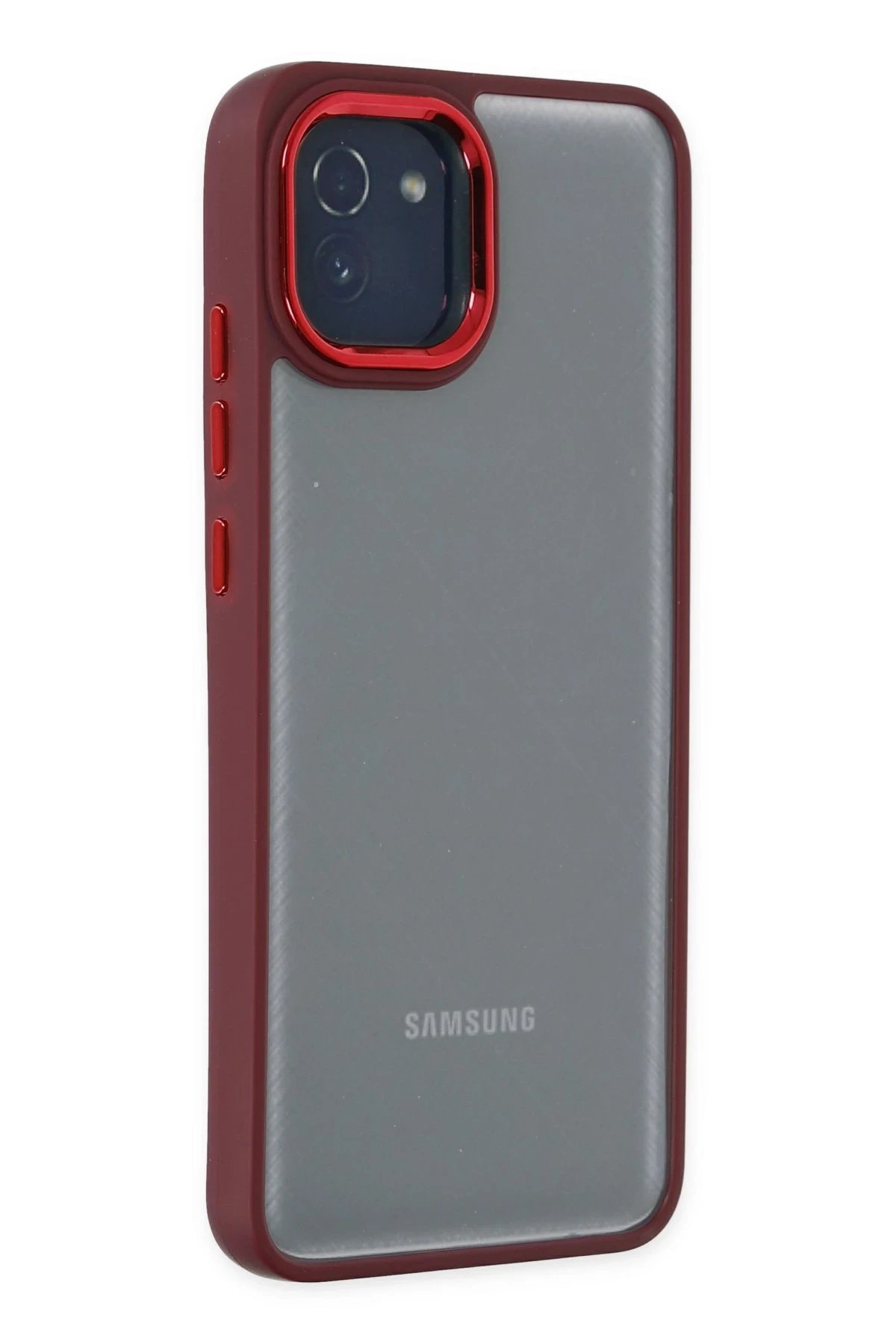 Samsung Galaxy A03 Kılıf Dora Kapak - Kırmızı-(5796)